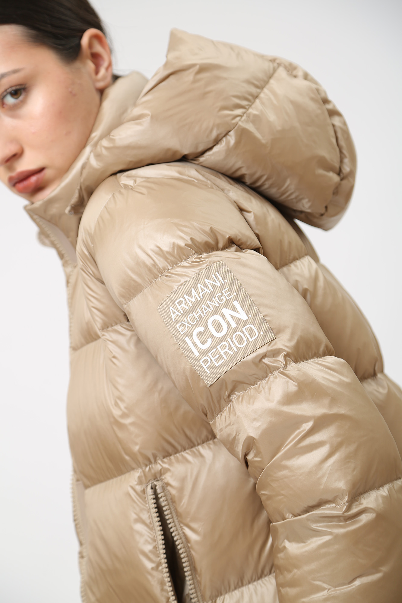 8NYK50_YNYNZ пальто пуховое armani exchange 