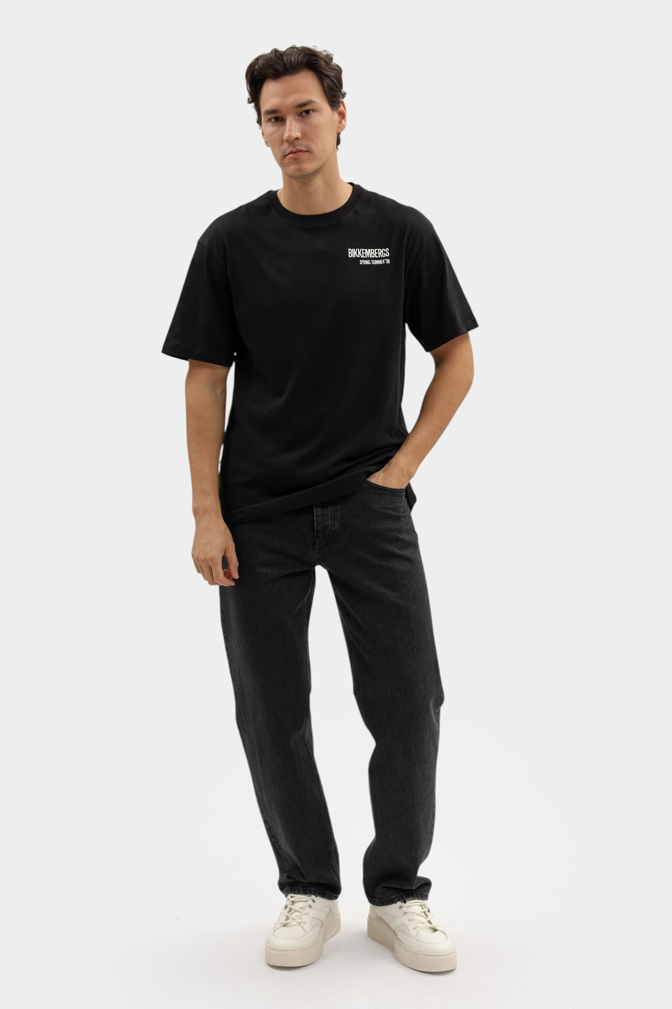 BMT1226 Футболка Bikkembergs Черный