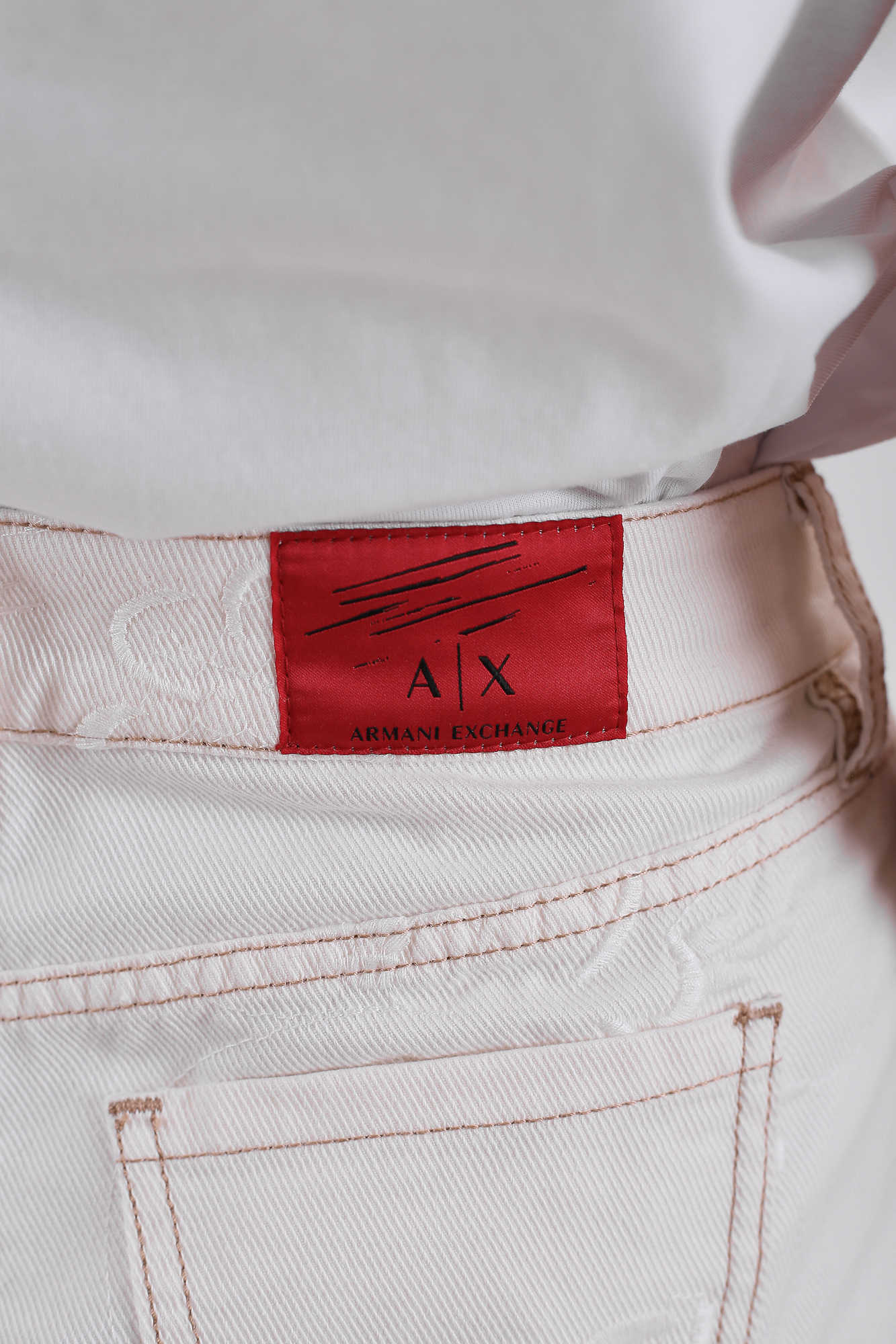 3LYJ73_Y1EKZ шорты джинсовые armani exchange 