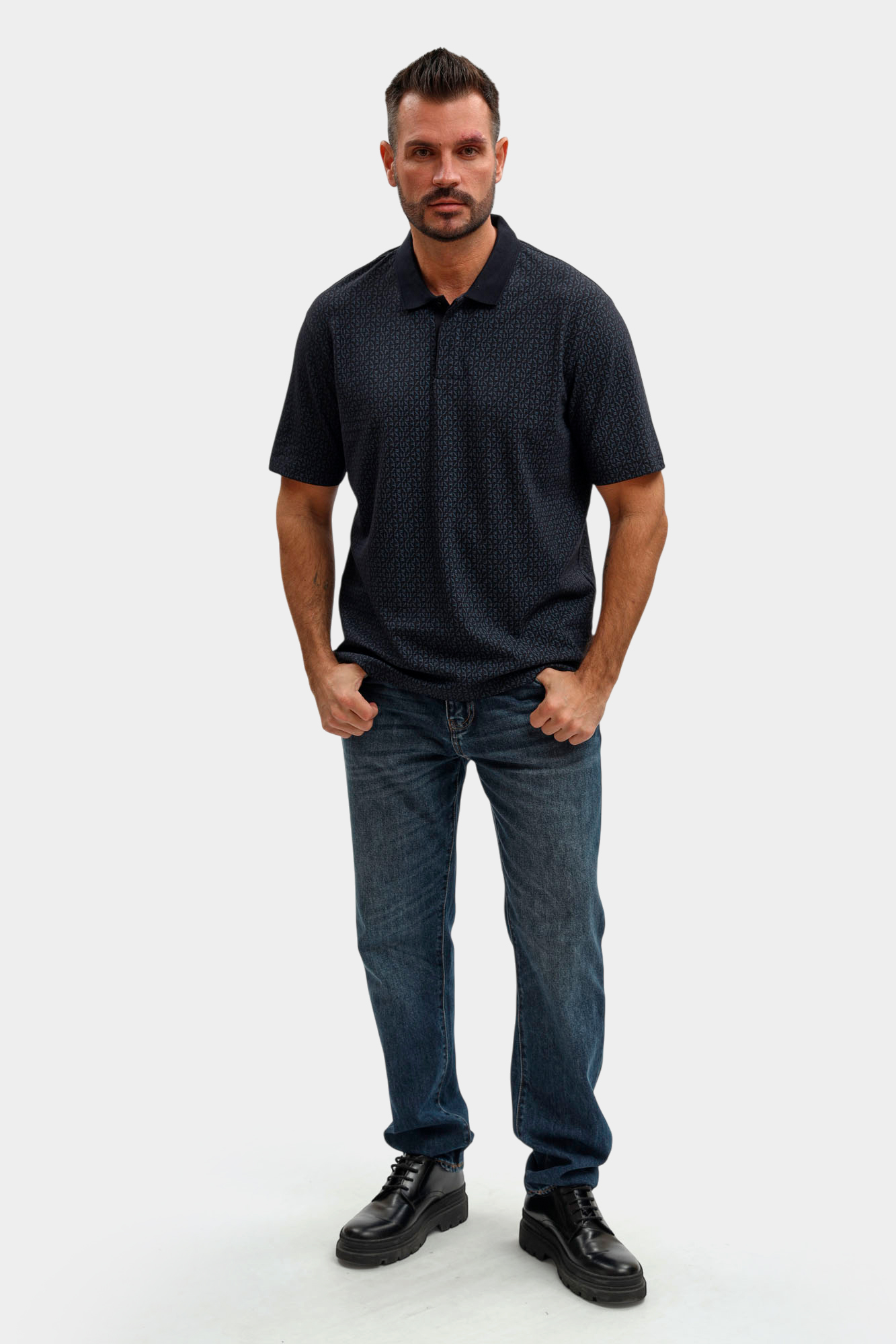 XM000736_AF10819 Поло Armani Exchange Синий