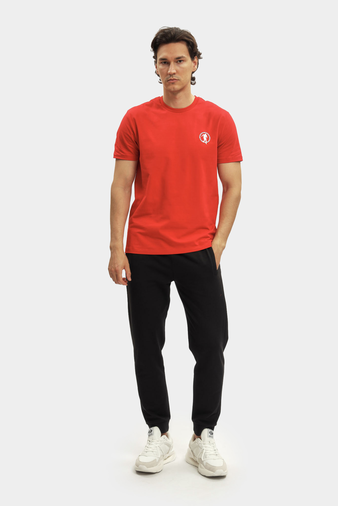 BMT0818 Футболка Bikkembergs Красный