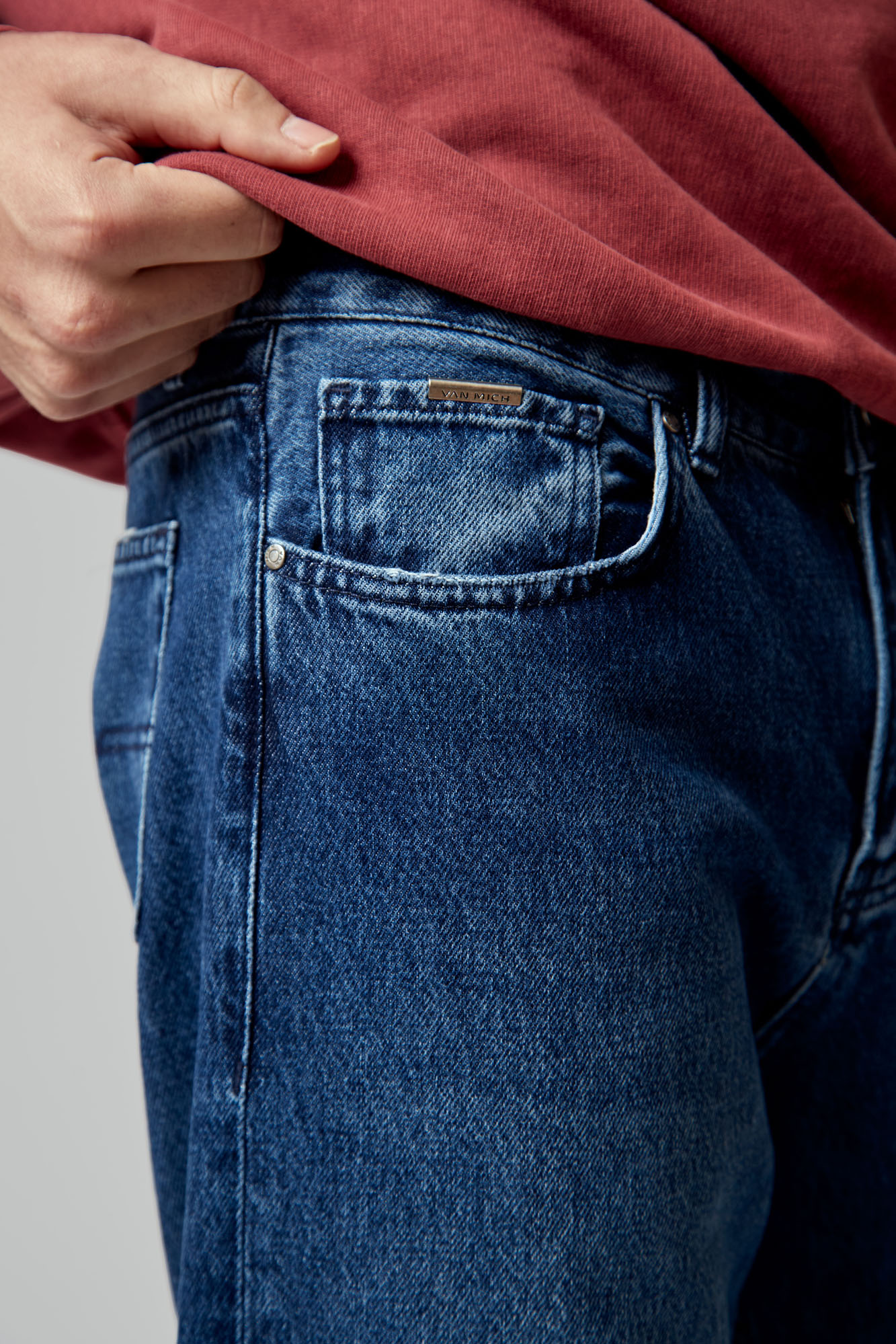 VM-OMA-33-354 Брюки джинсовые Van Mich Синий