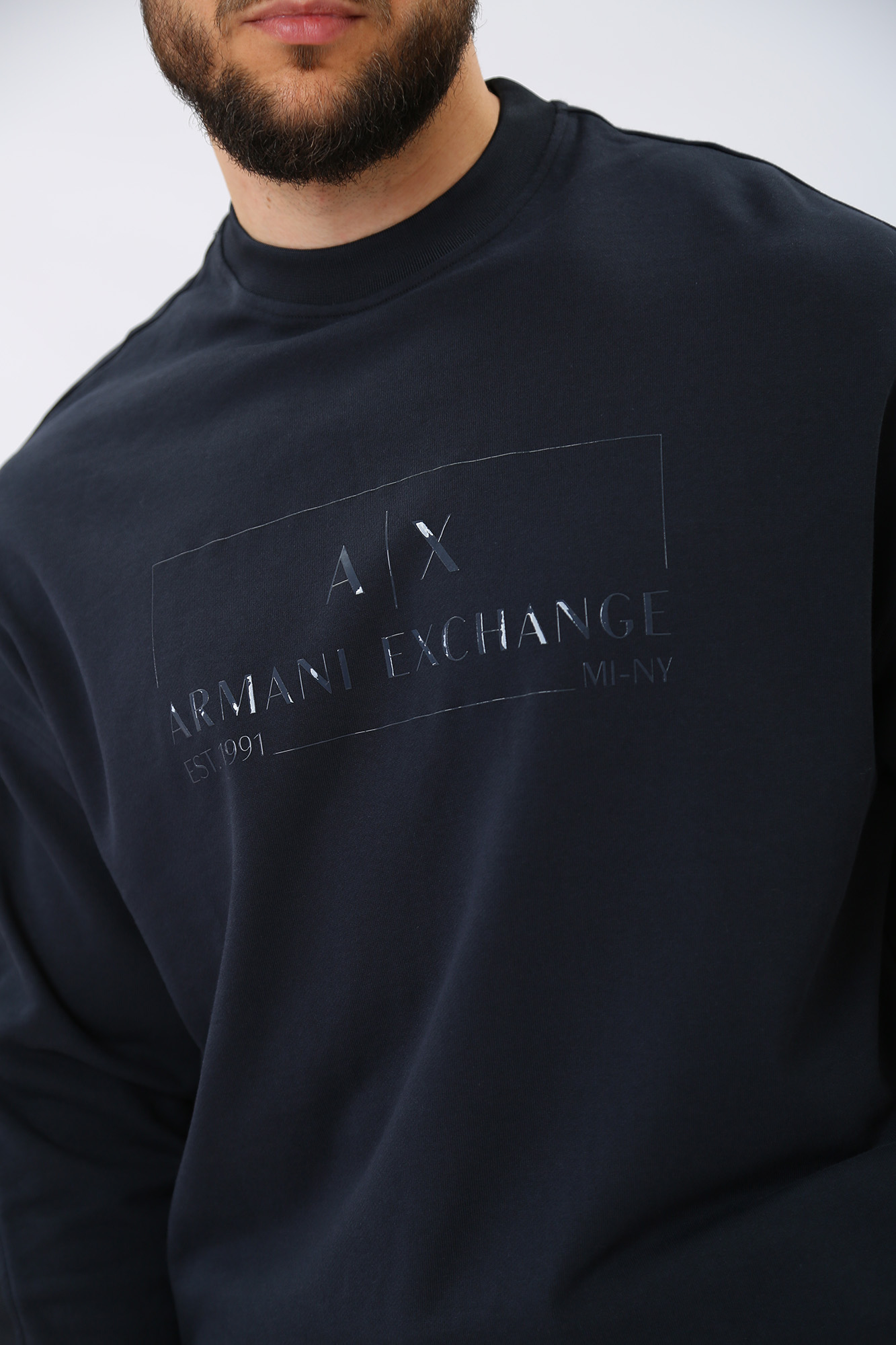 3RZMHG_ZJ7KZ Свитшот Armani Exchange Синий