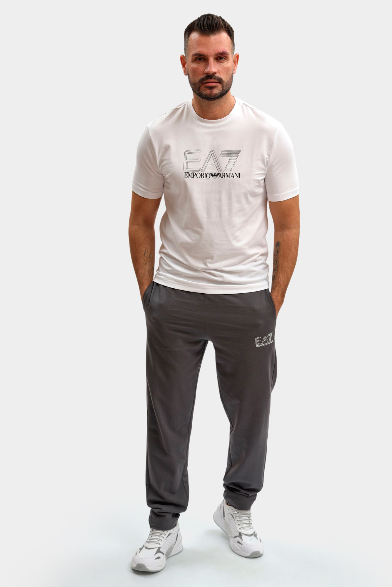 7M001308_AF10373 Футболка EA7 Белый