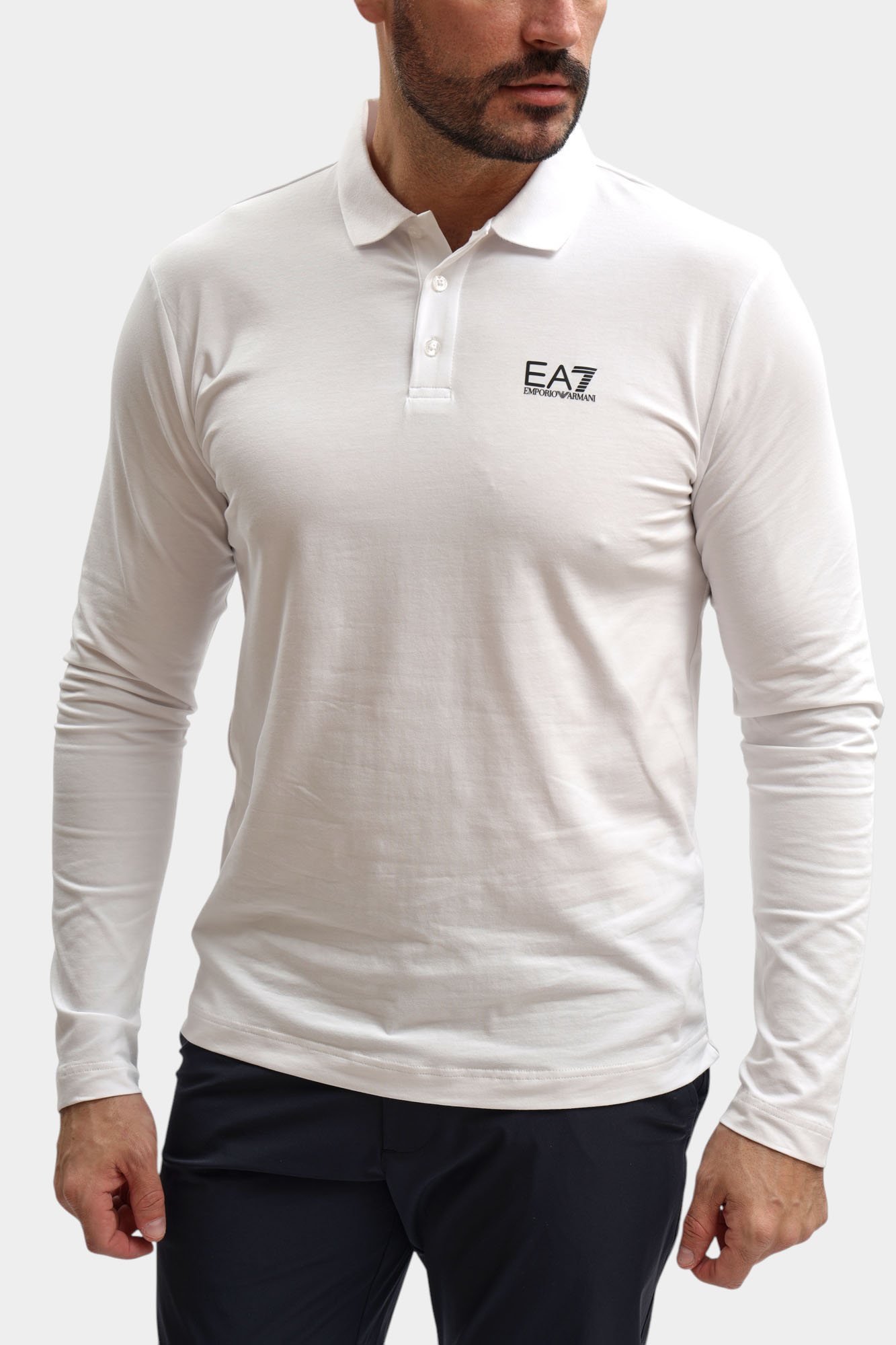 8NPF15_PJVQZ Поло EA7 Белый