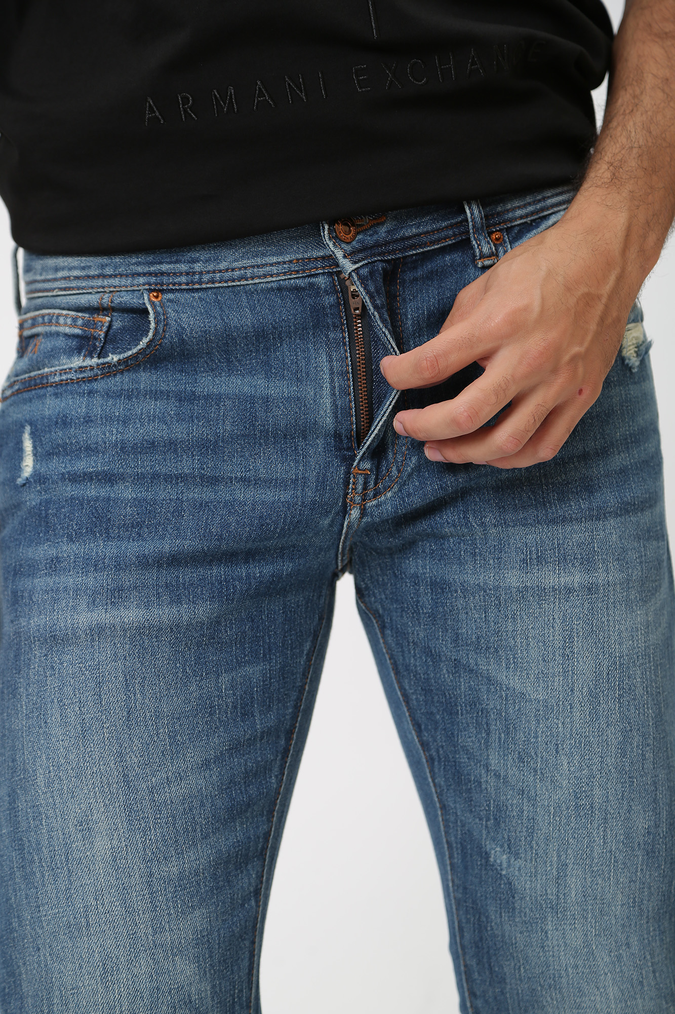 6RZJ13_Z28SZ Джинсы Armani Exchange Голубой