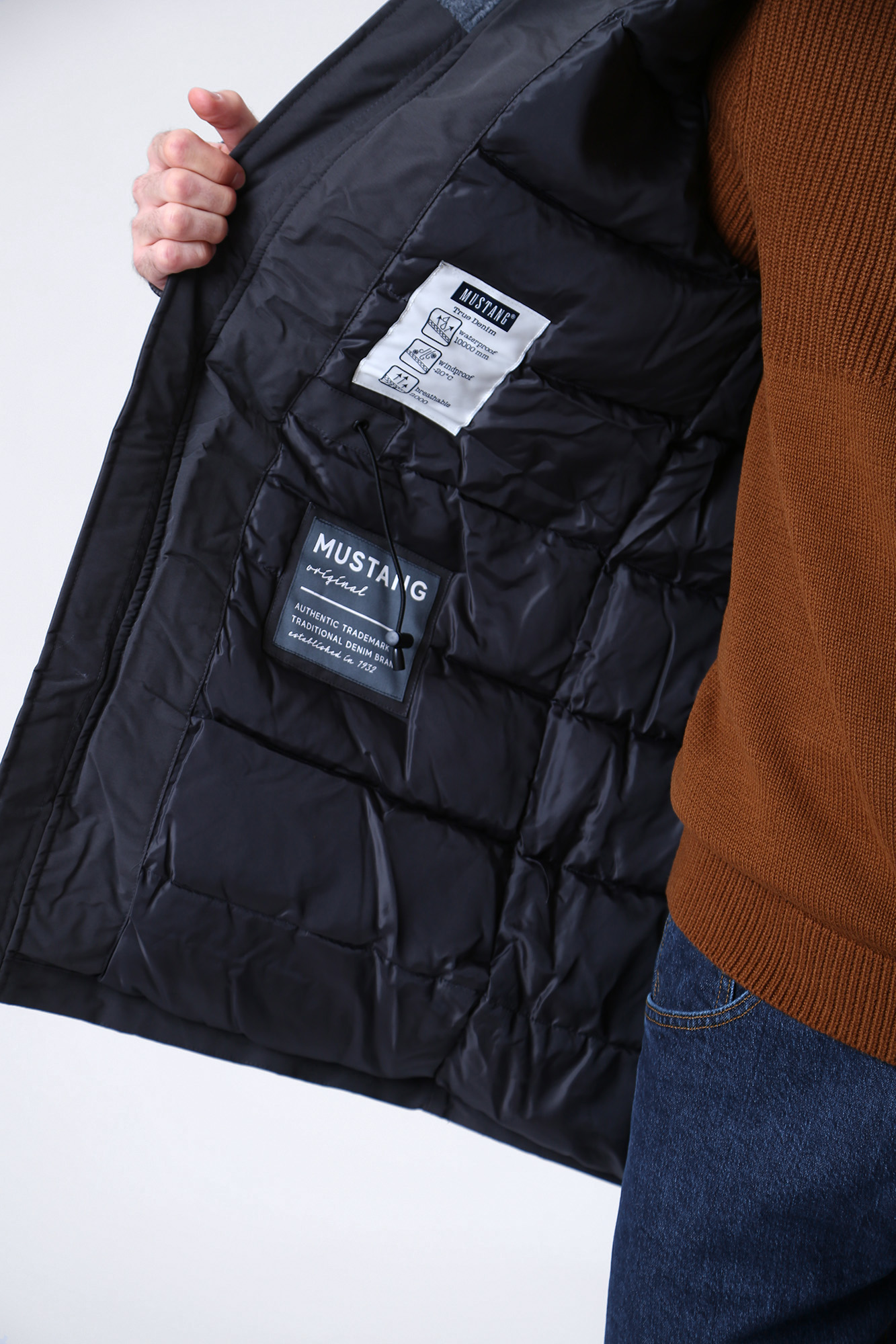 1012701-4070 Куртка утепленная Mustang Серый