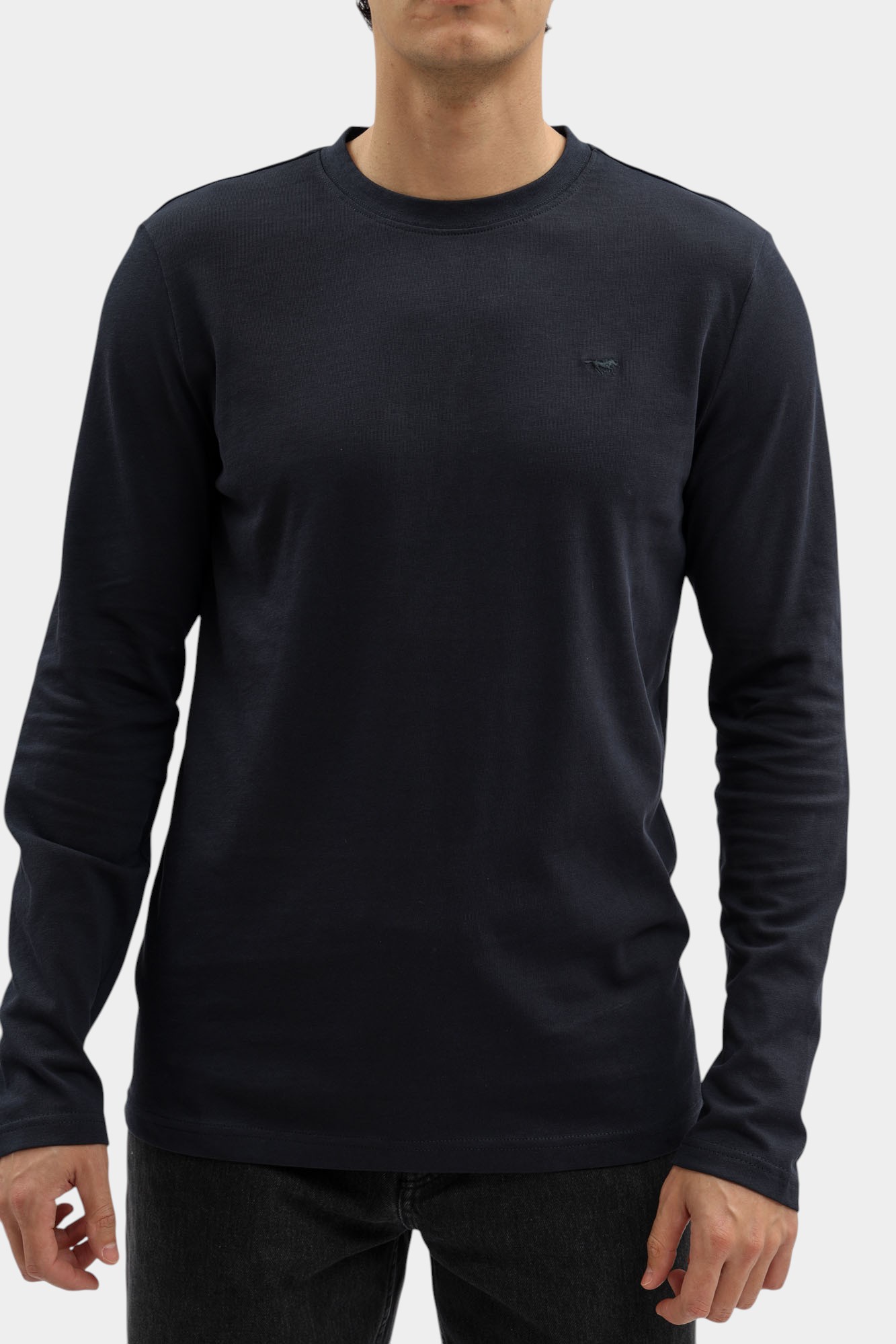 1016874 Лонгслив Mustang Синий