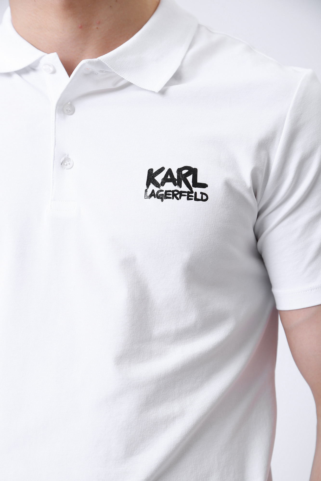 531221_745082 Поло  Karl Lagerfeld Белый