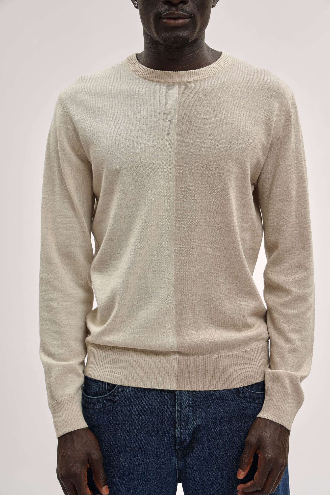 BMM1140 Джемпер Bikkembergs Бежевый