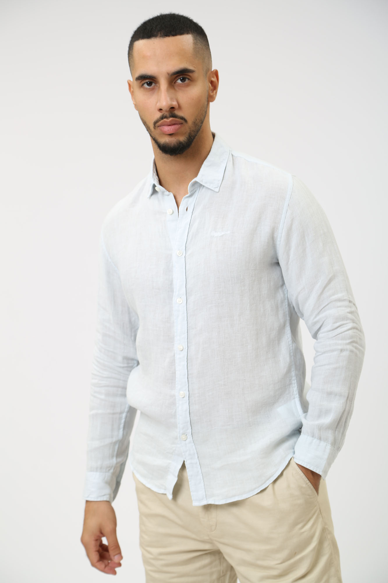 PM308523 Рубашка с длинным рукавом Pepe Jeans Голубой