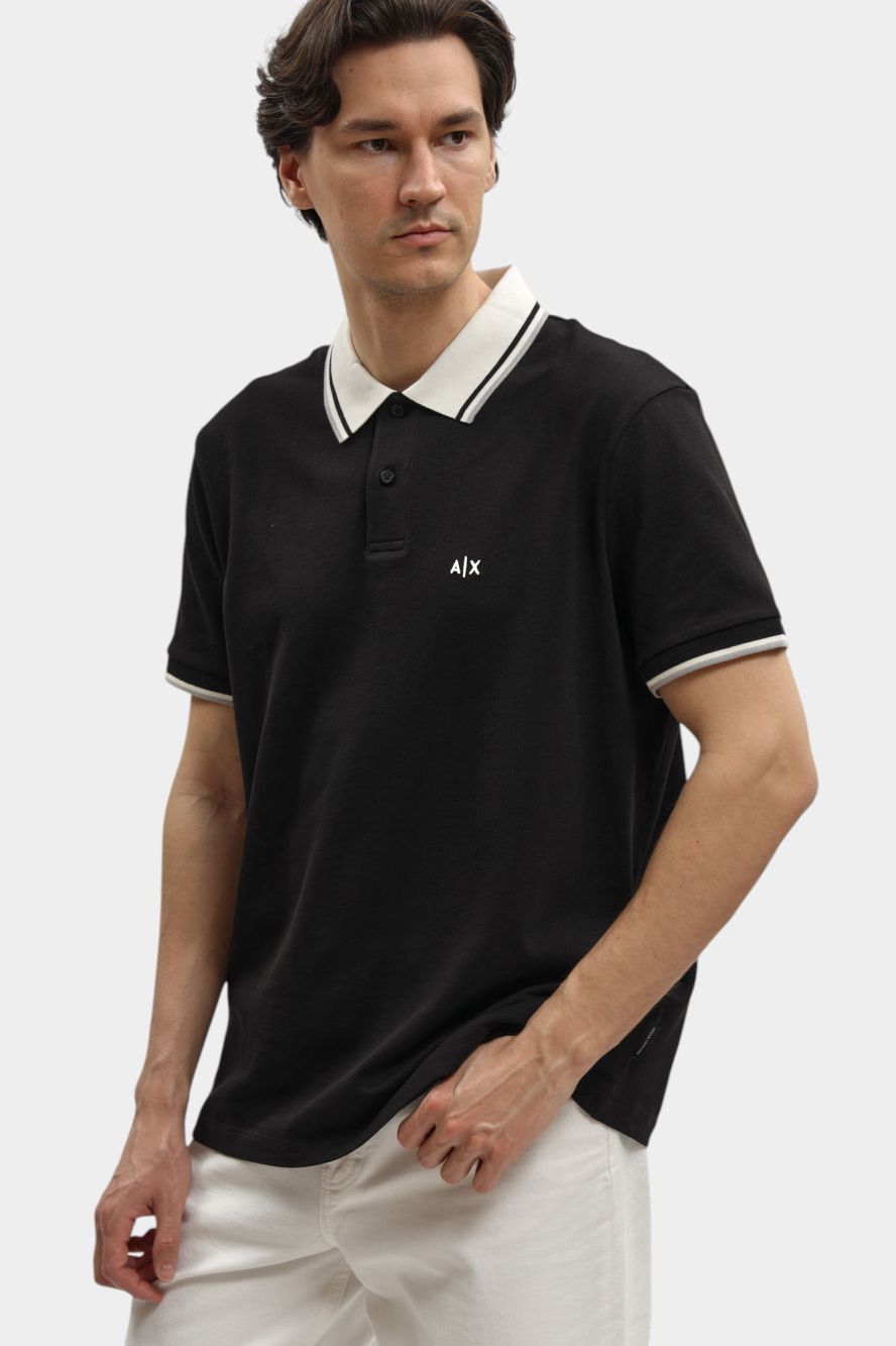 Поло Armani Exchange Черный