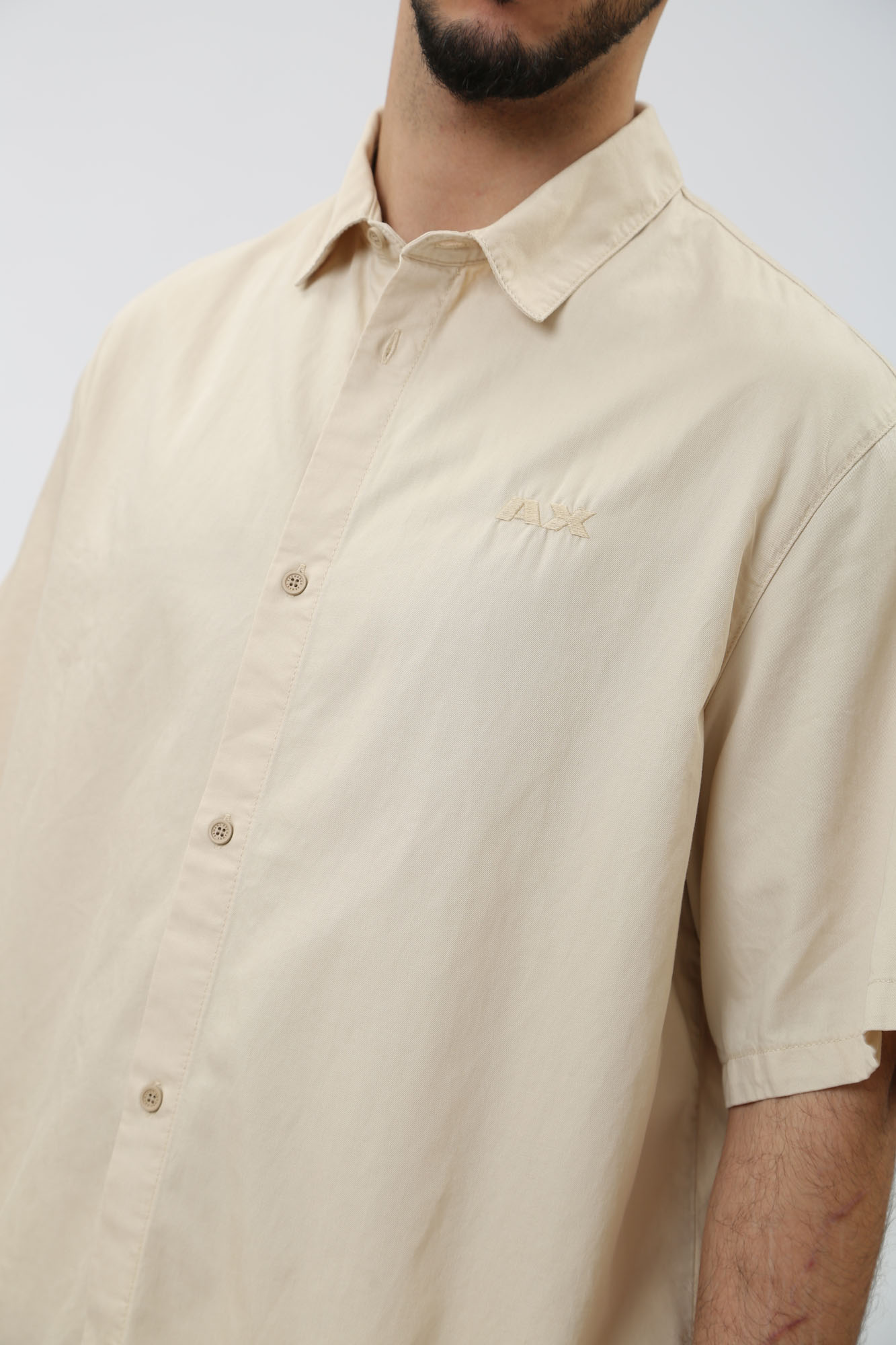 3DZC21_ZN3LZ Рубашка Armani Exchange Бежевый