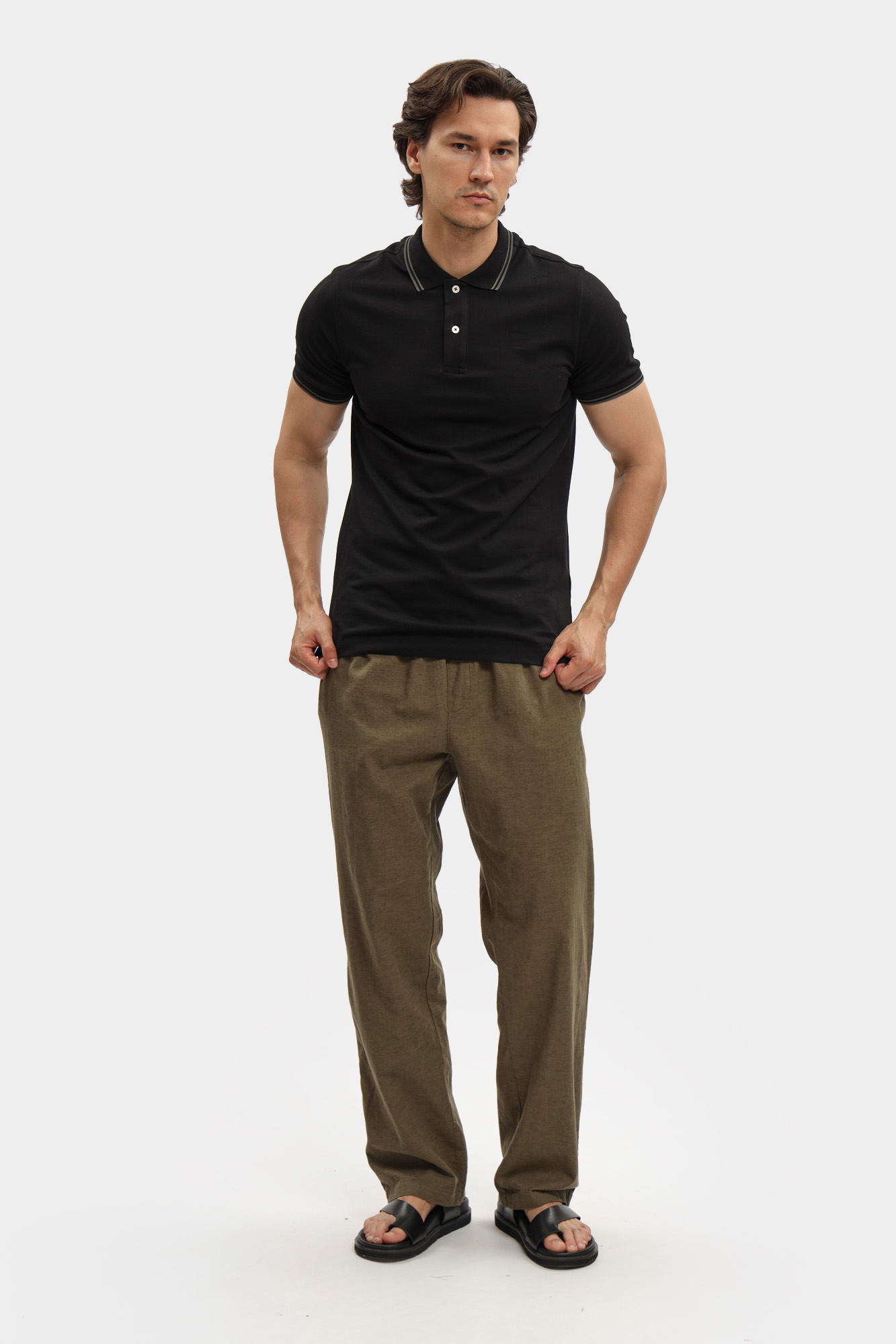 M5510RT3236 Поло Geox Черный