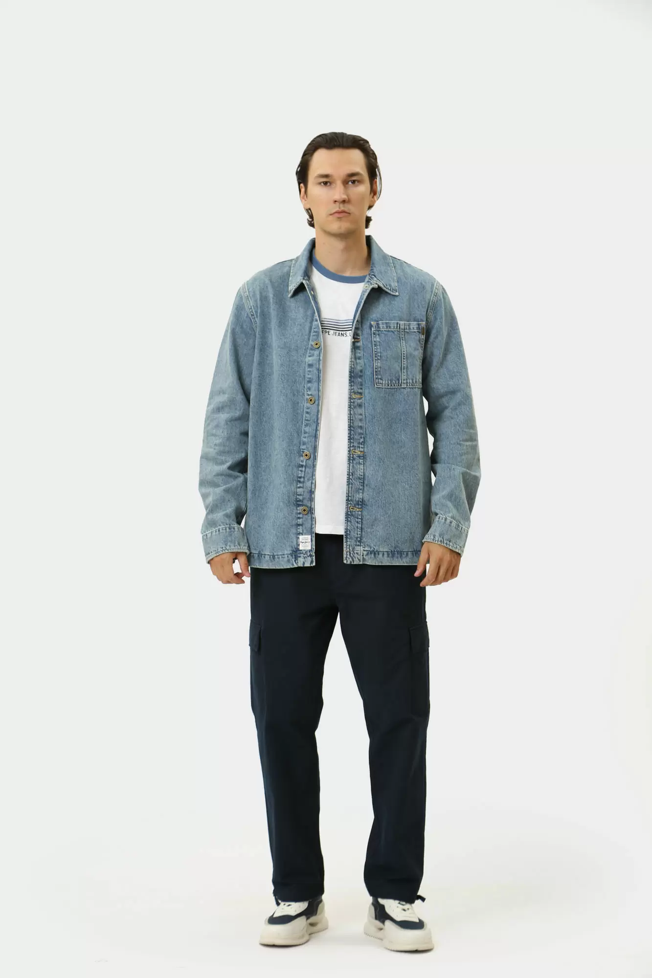 PM402994 Куртка джинсовая Pepe Jeans Голубой