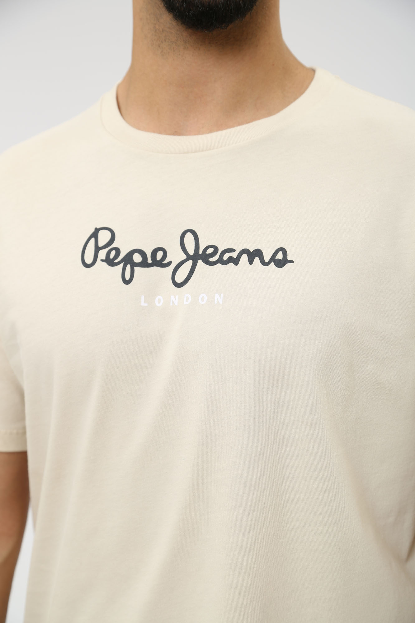 PM508208 Футболка Pepe Jeans Бежевый