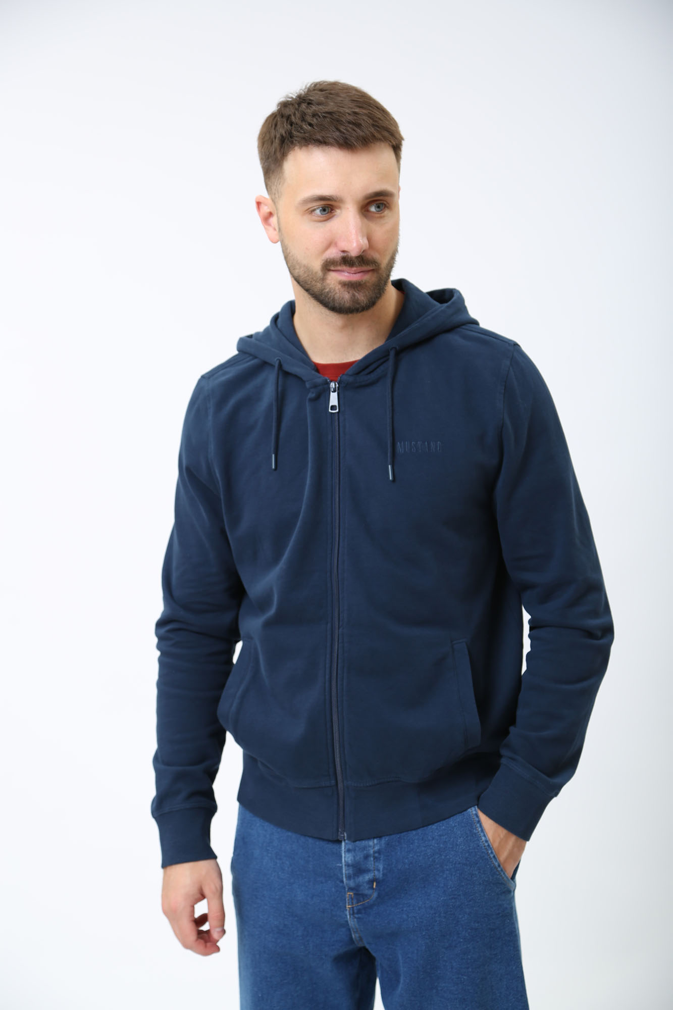 1014795 Толстовка Mustang Синий