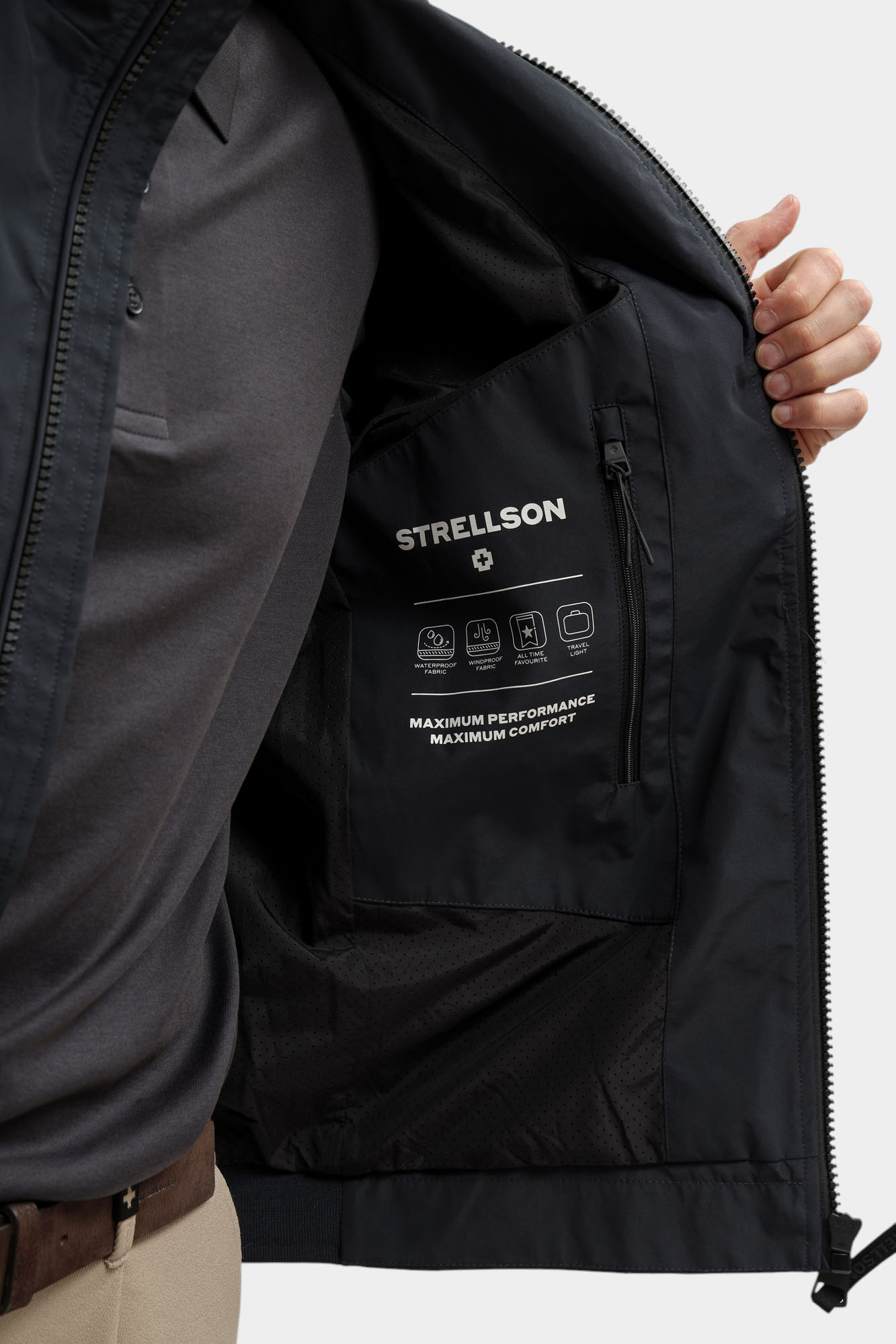 30040806_10017938 Куртка Strellson Синий