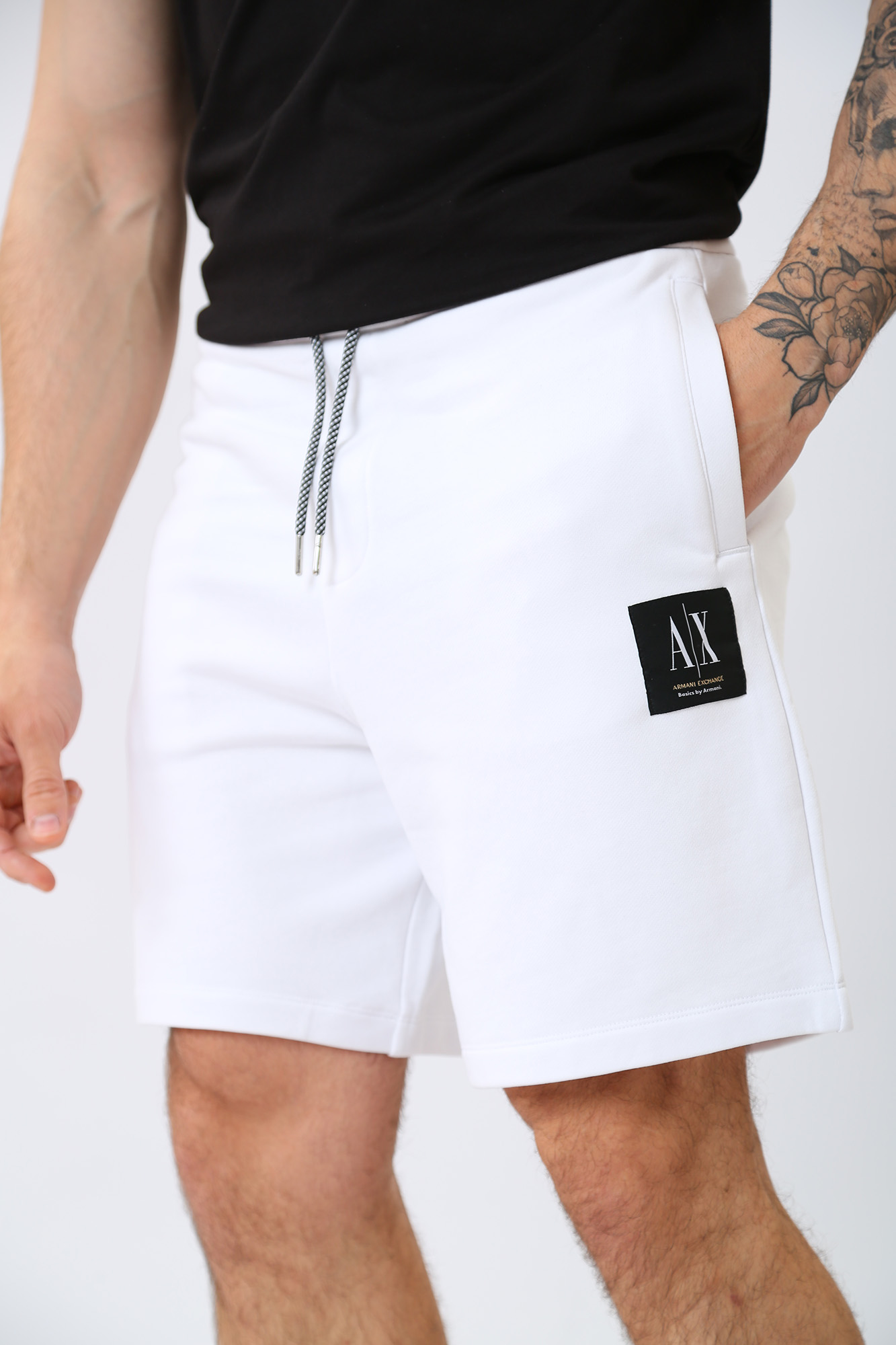 3RZSAA_ZJ83Z Шорты трикотажные Armani Exchange Белый