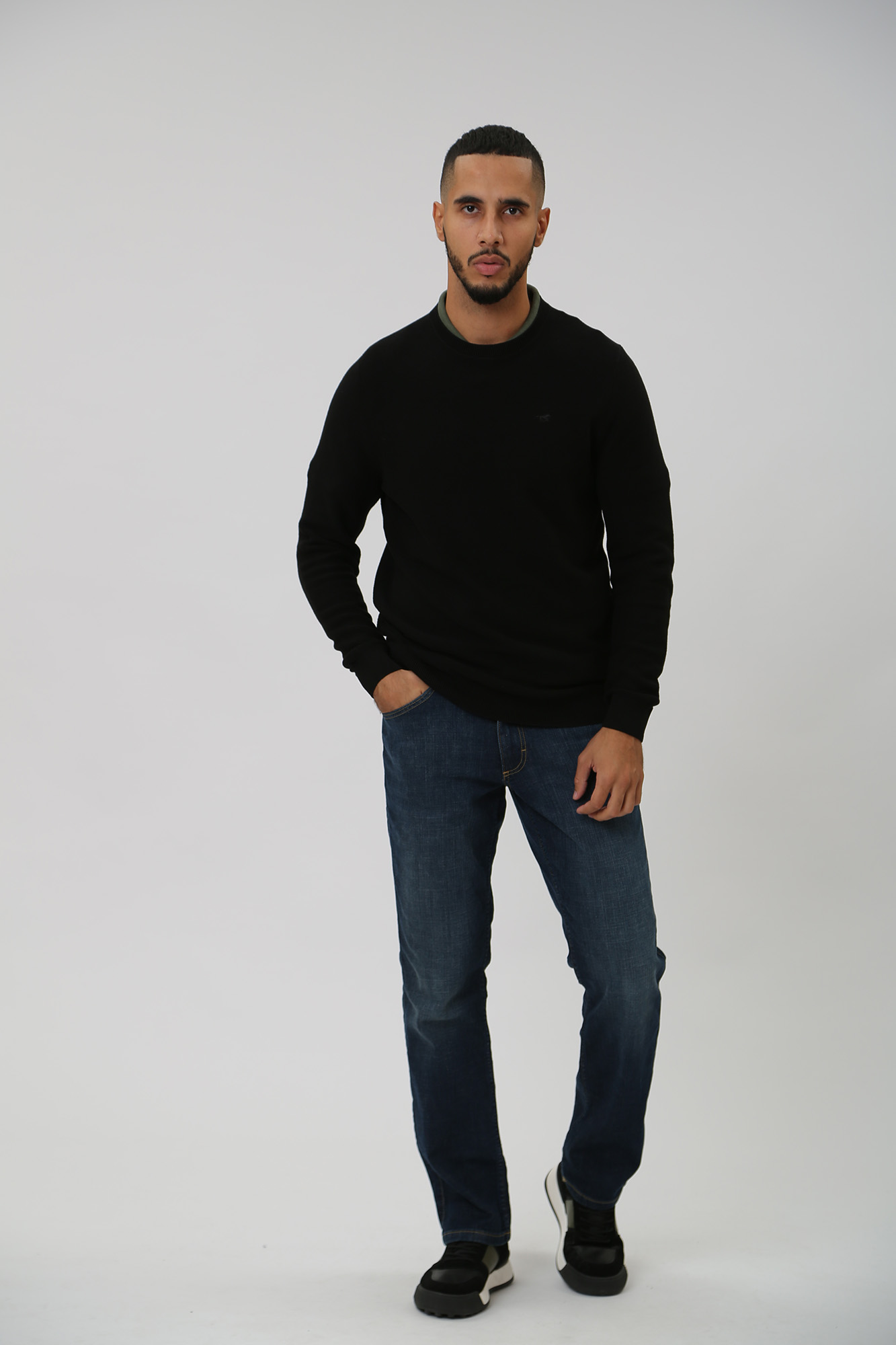 1014115 Джемпер Mustang Черный