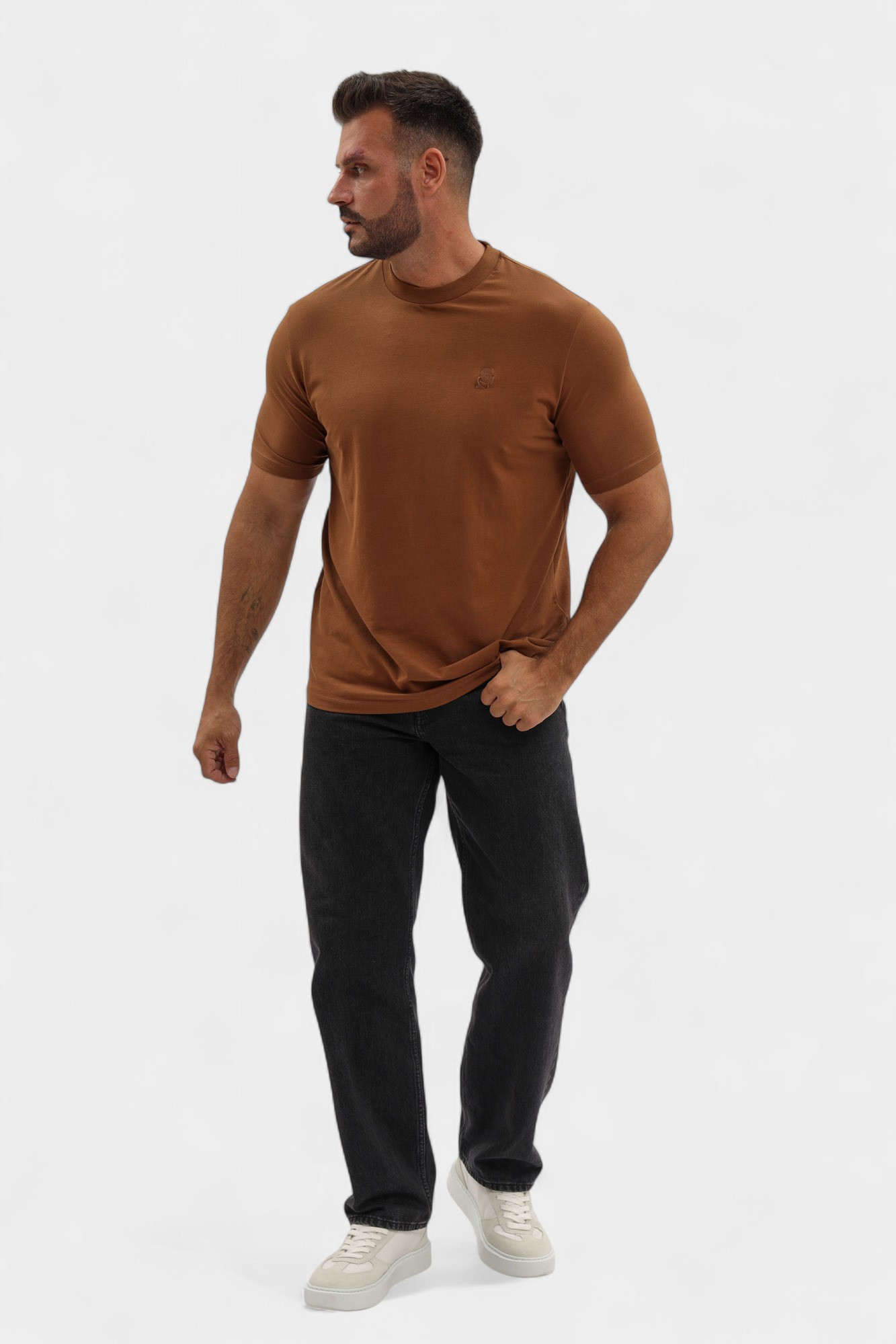 553221_755750 Футболка Karl Lagerfeld Коричневый