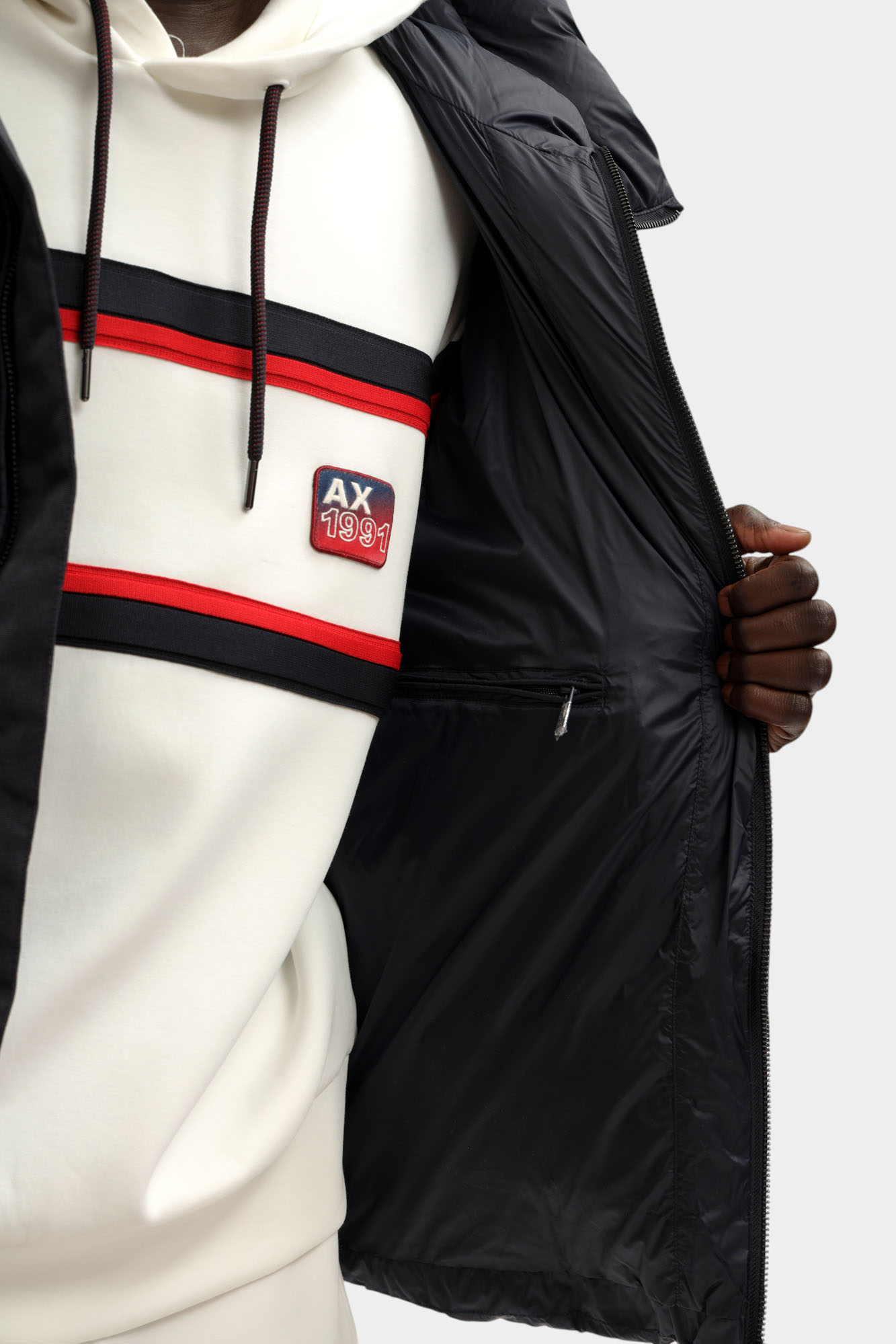 XM001115_AF16589 Куртка пуховая Armani Exchange Синий