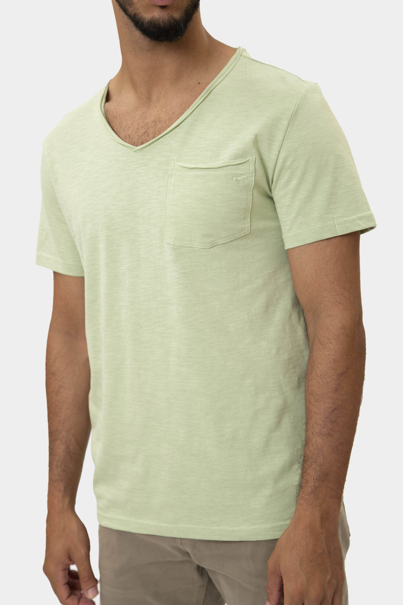 1014953 Футболка Mustang Зеленый