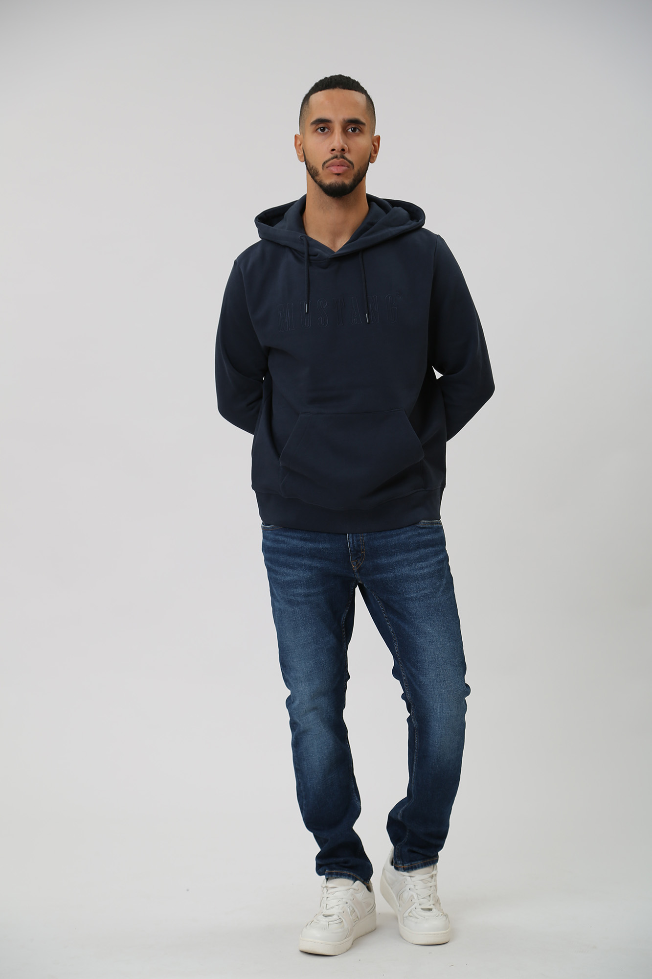 1014167 Худи Mustang Синий