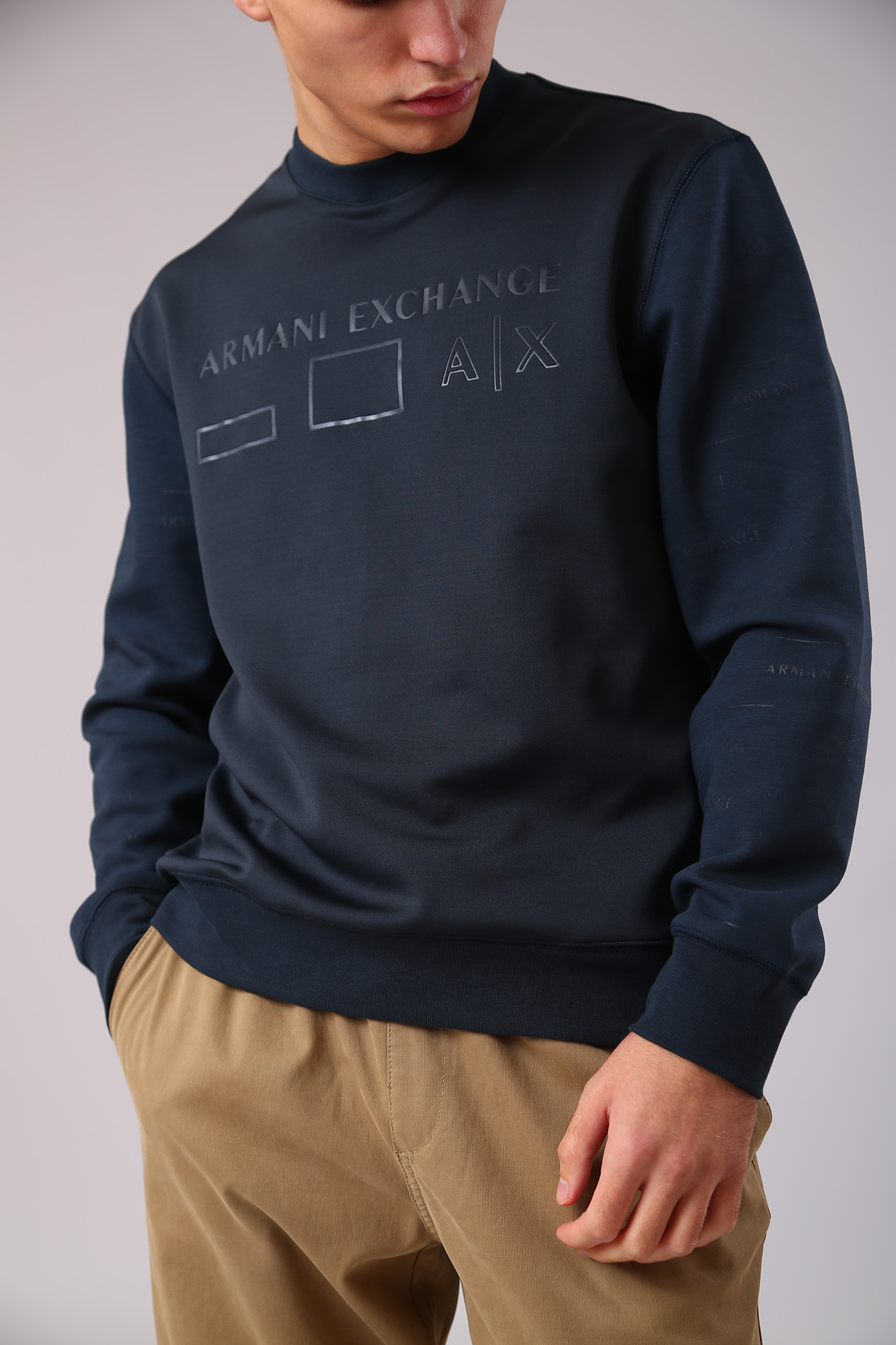 6LZMAN_ZJCBZ Свитшот Armani Exchange Синий