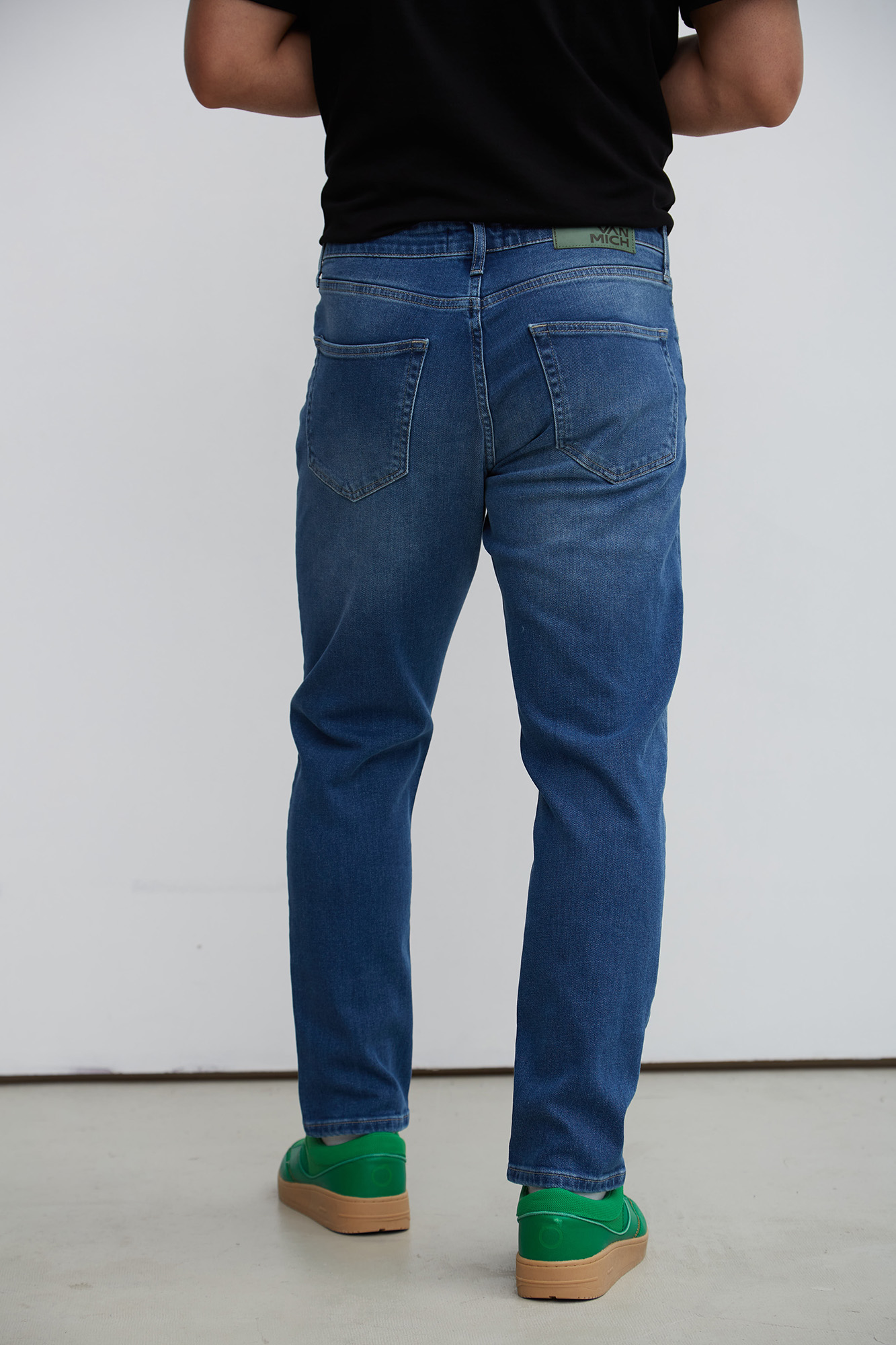 VM-231-33-010 Джинсы Dad  Van Mich Синий
