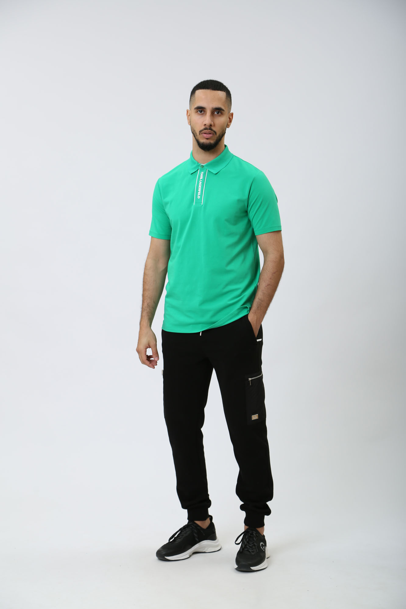 542221_745017 Поло Karl Lagerfeld Зеленый