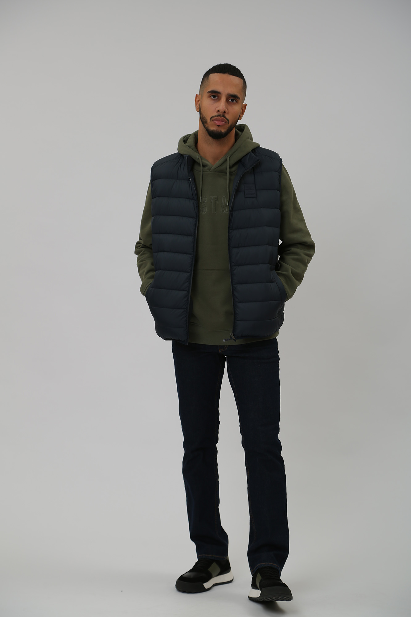 1014167 Худи Mustang Хаки