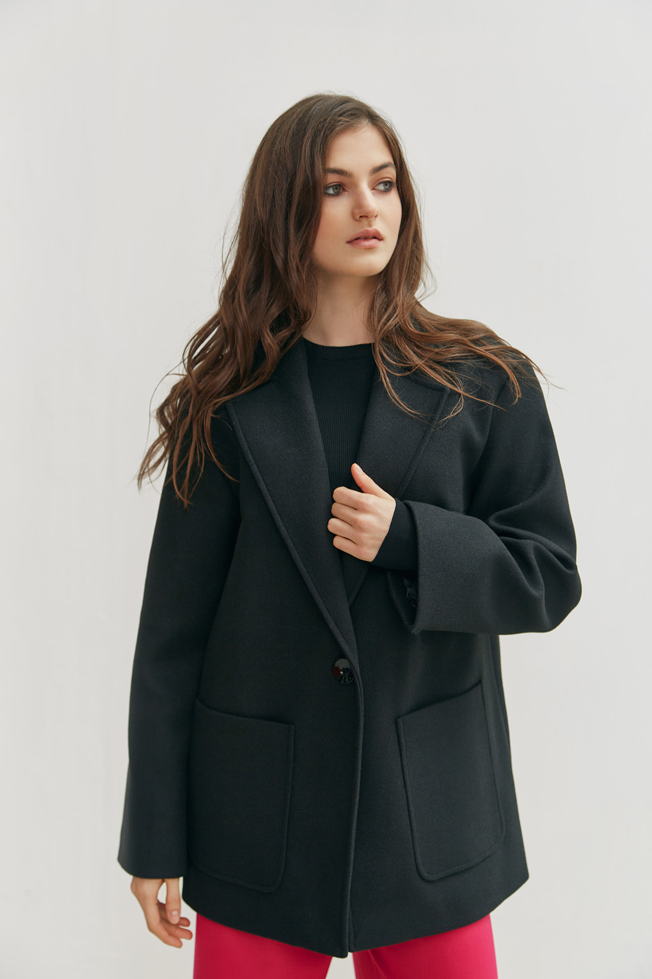 W-231-TU-4012 пальто укороченное the hills 