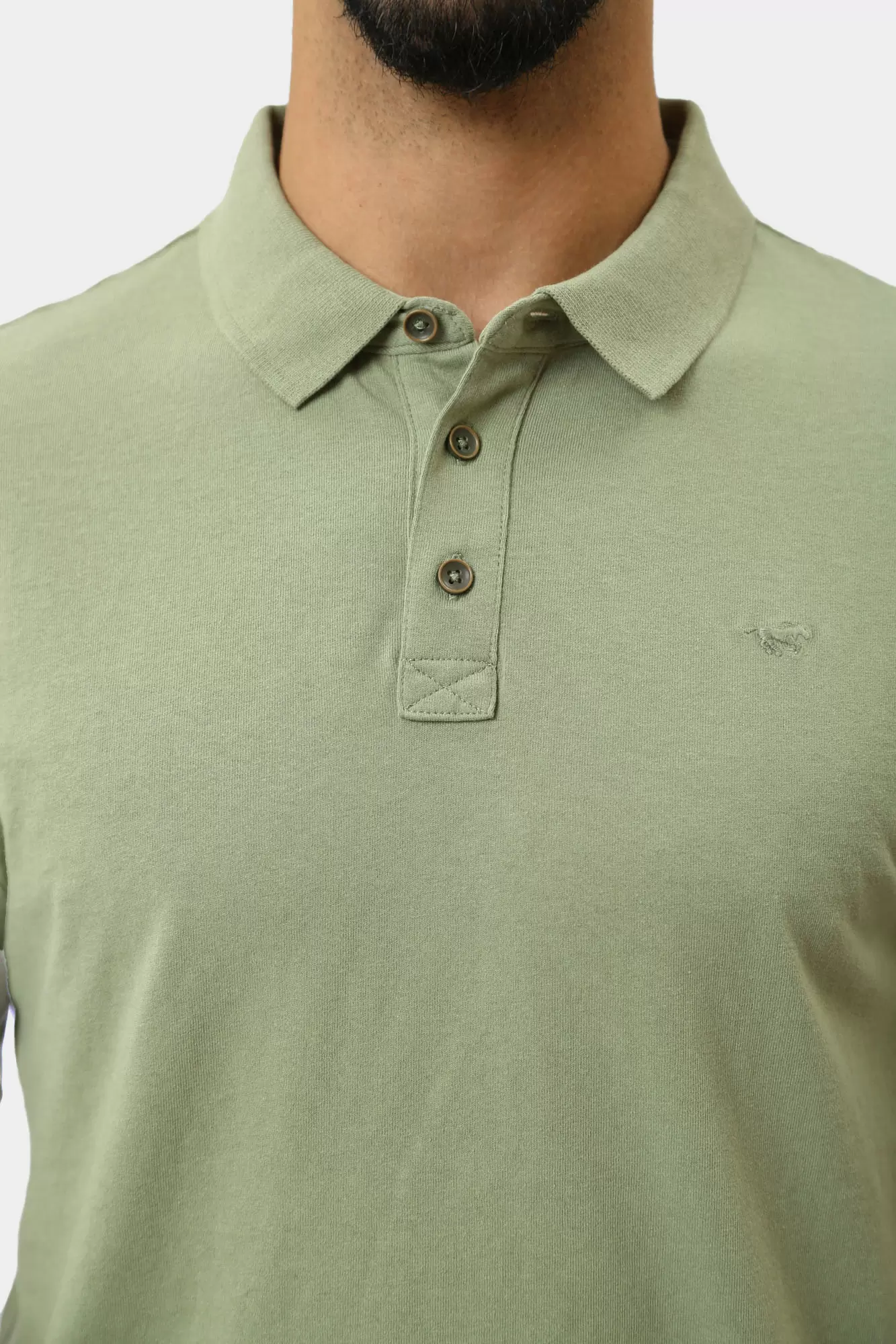 1015682 Поло Mustang Зеленый