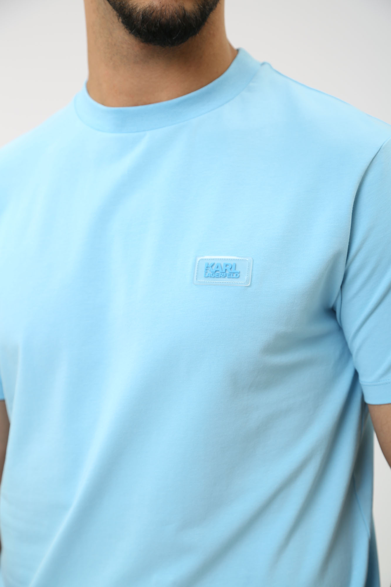 542221_755051 Футболка Karl Lagerfeld Голубой