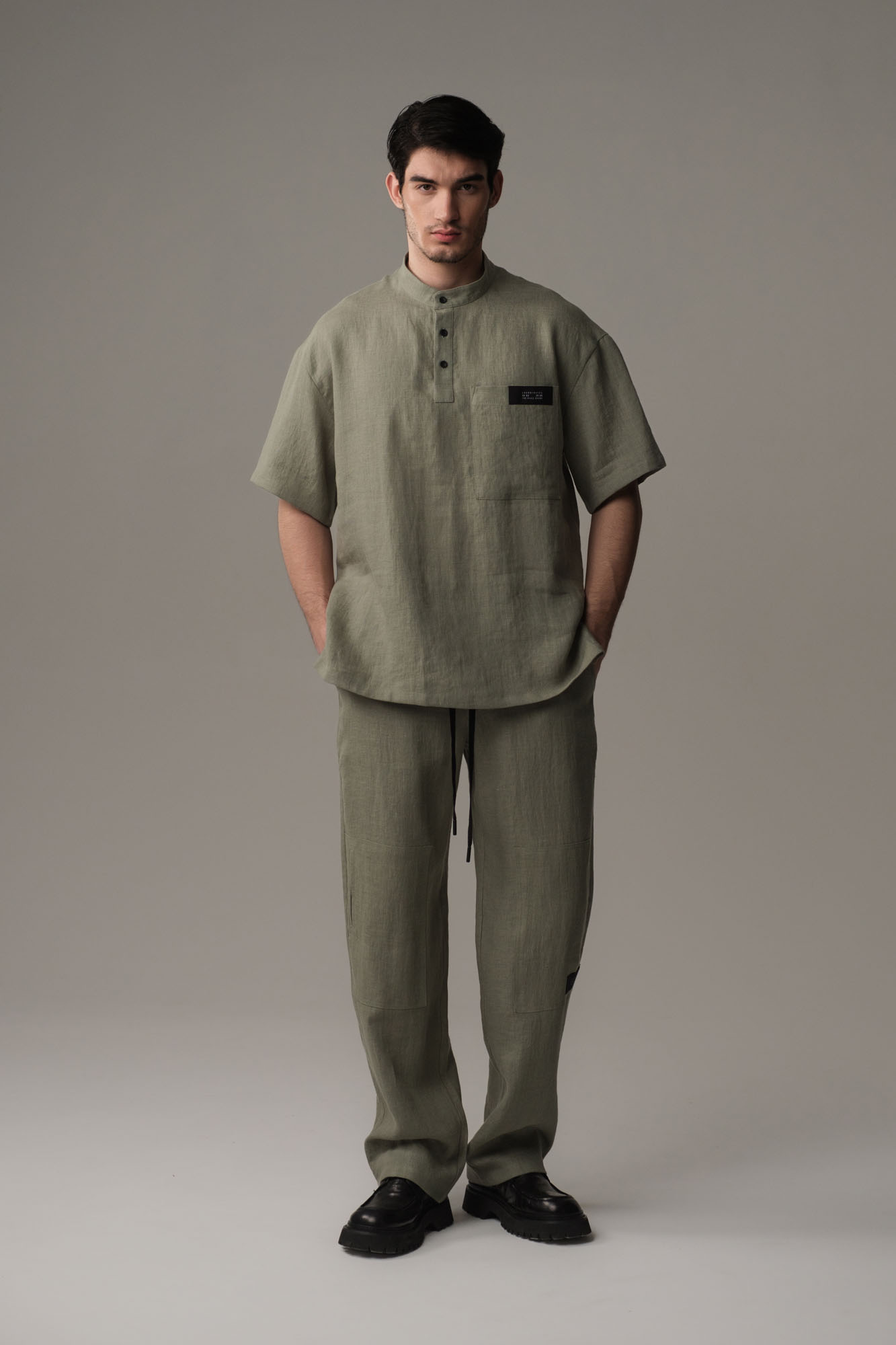 M-251-TH-56-0085 Рубашка с коротким рукавом The Hills Хаки