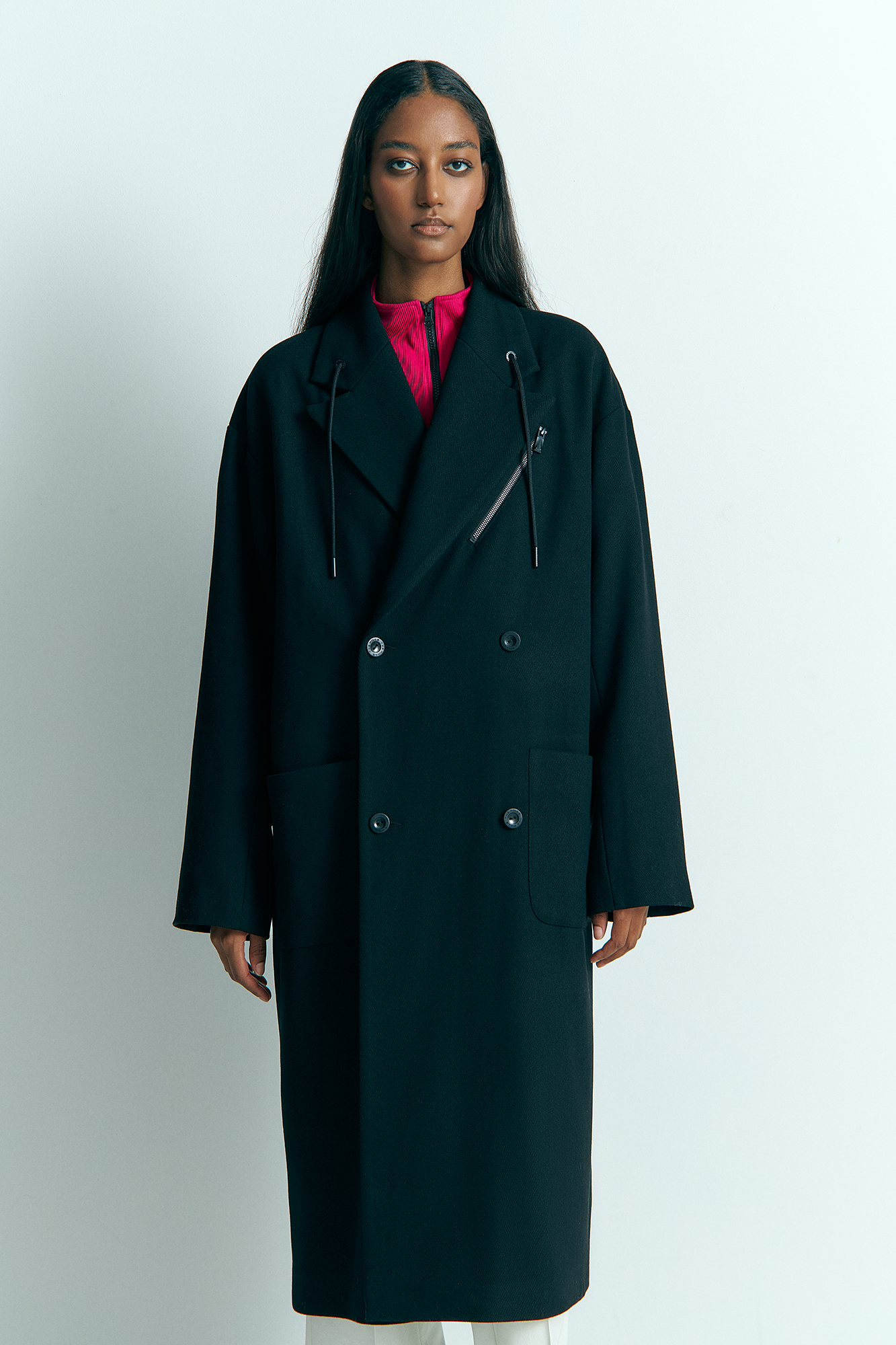 U-232-TH-56-0130 Пальто The Hills Черный