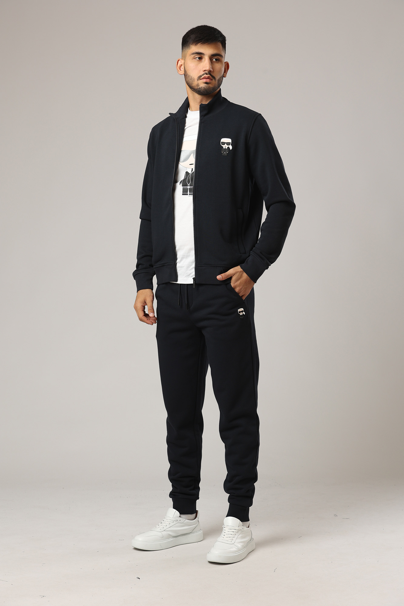 500900_705896 Брюки спортивные джоггеры Karl Lagerfeld Синий