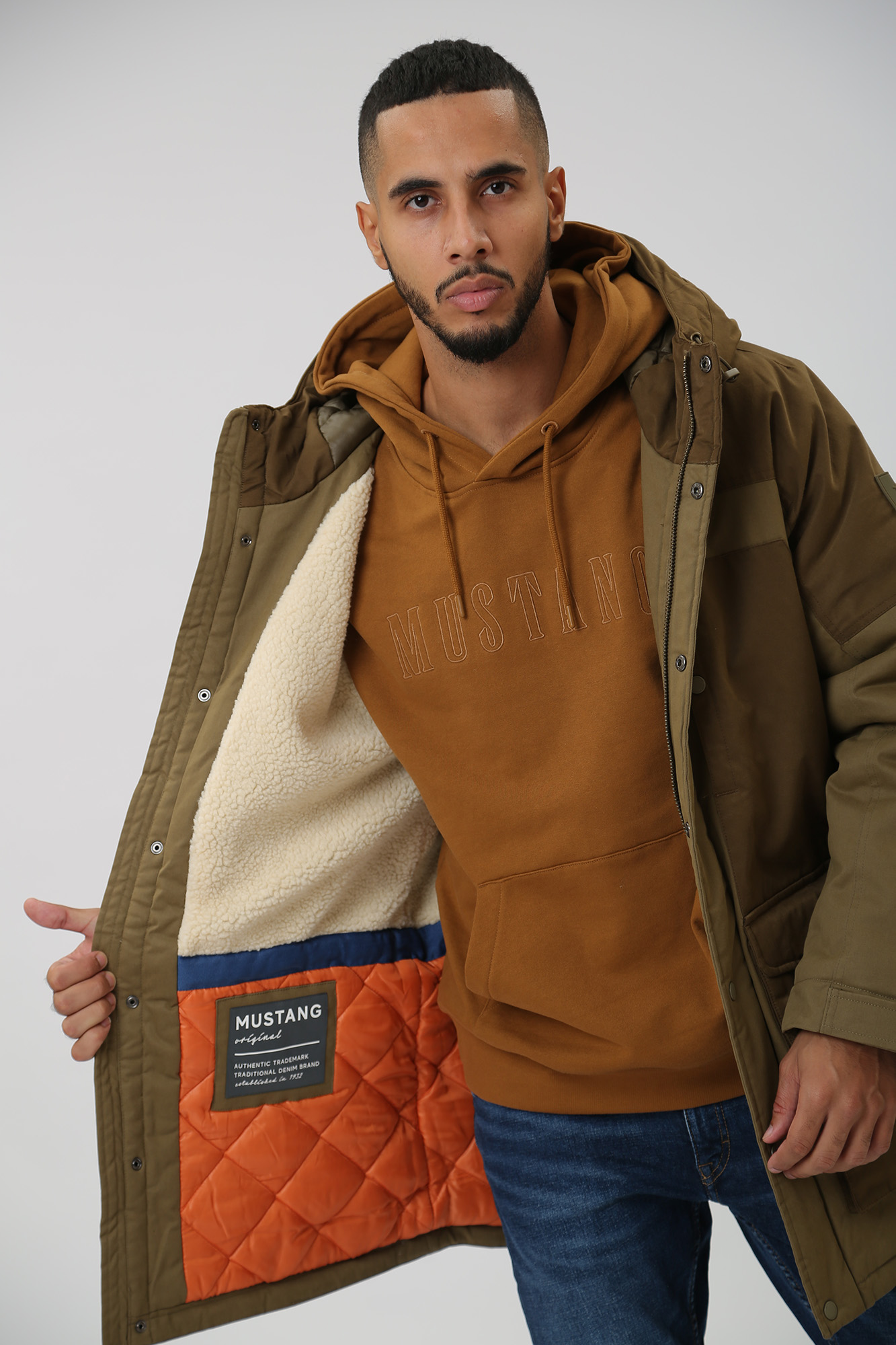 1012698 Куртка утепленная Mustang Хаки