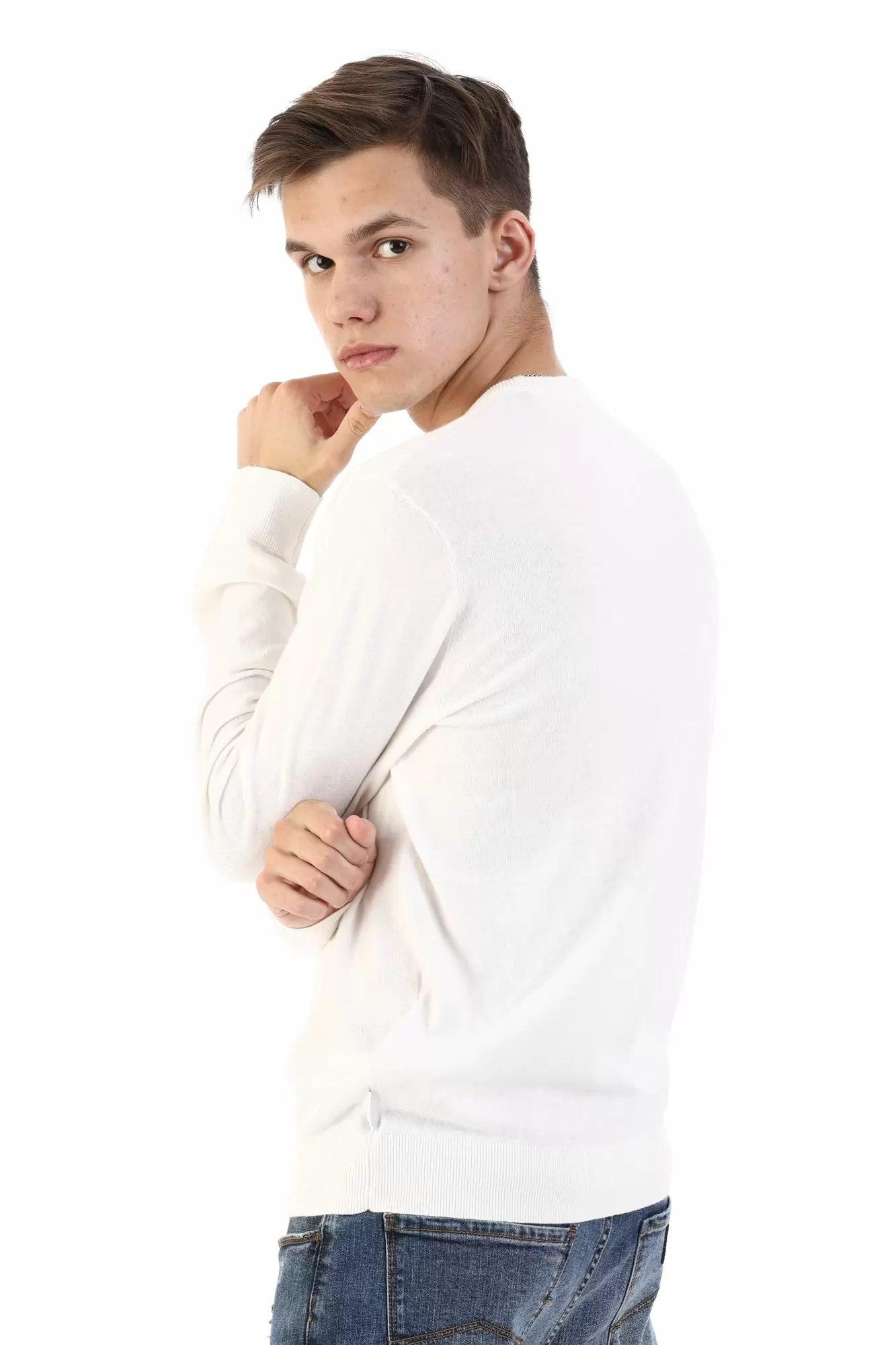 6HZM1A_ZML5Z Джемпер Armani Exchange Белый