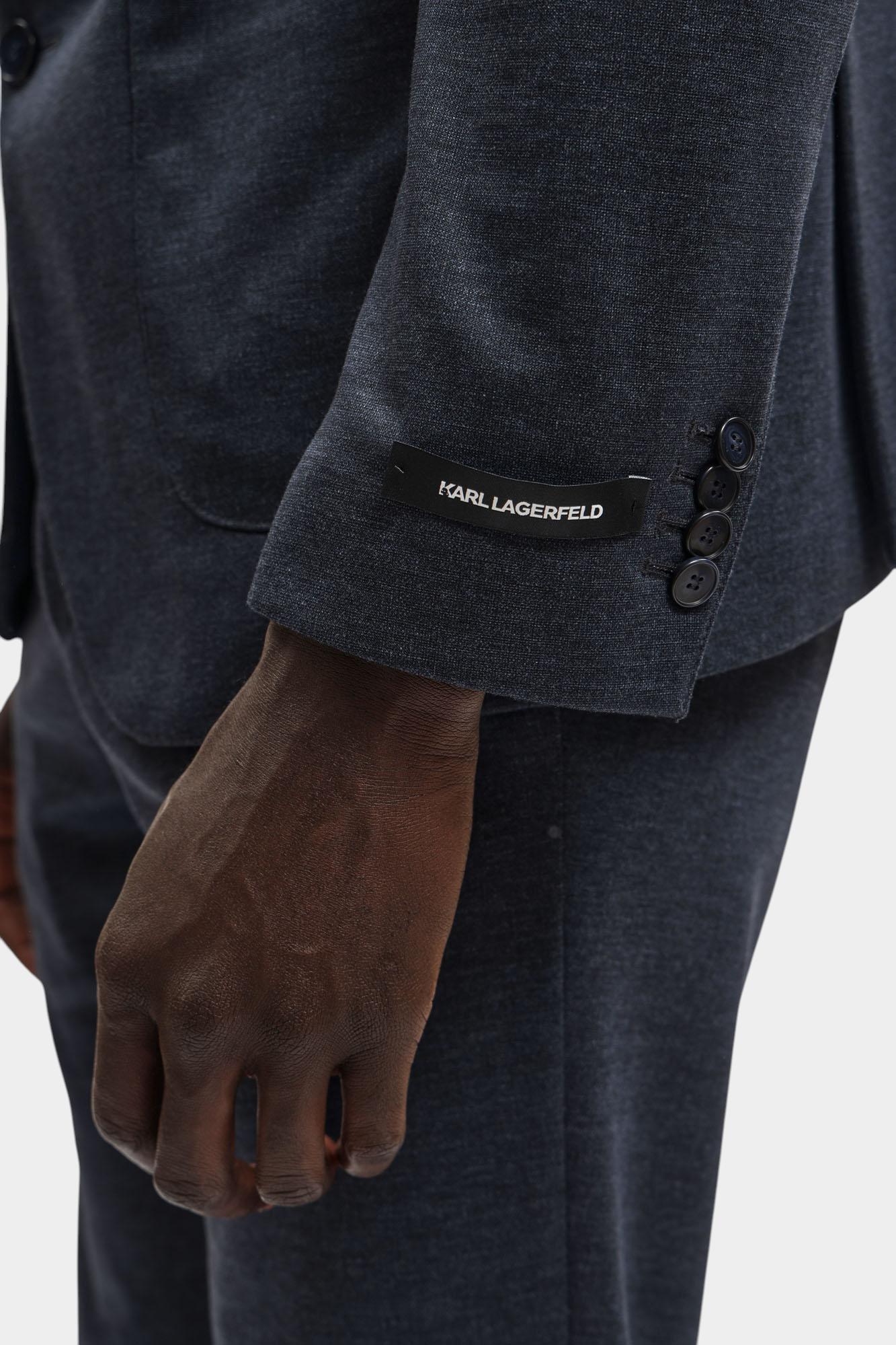 561026_155280 Пиджак классический Karl Lagerfeld Синий