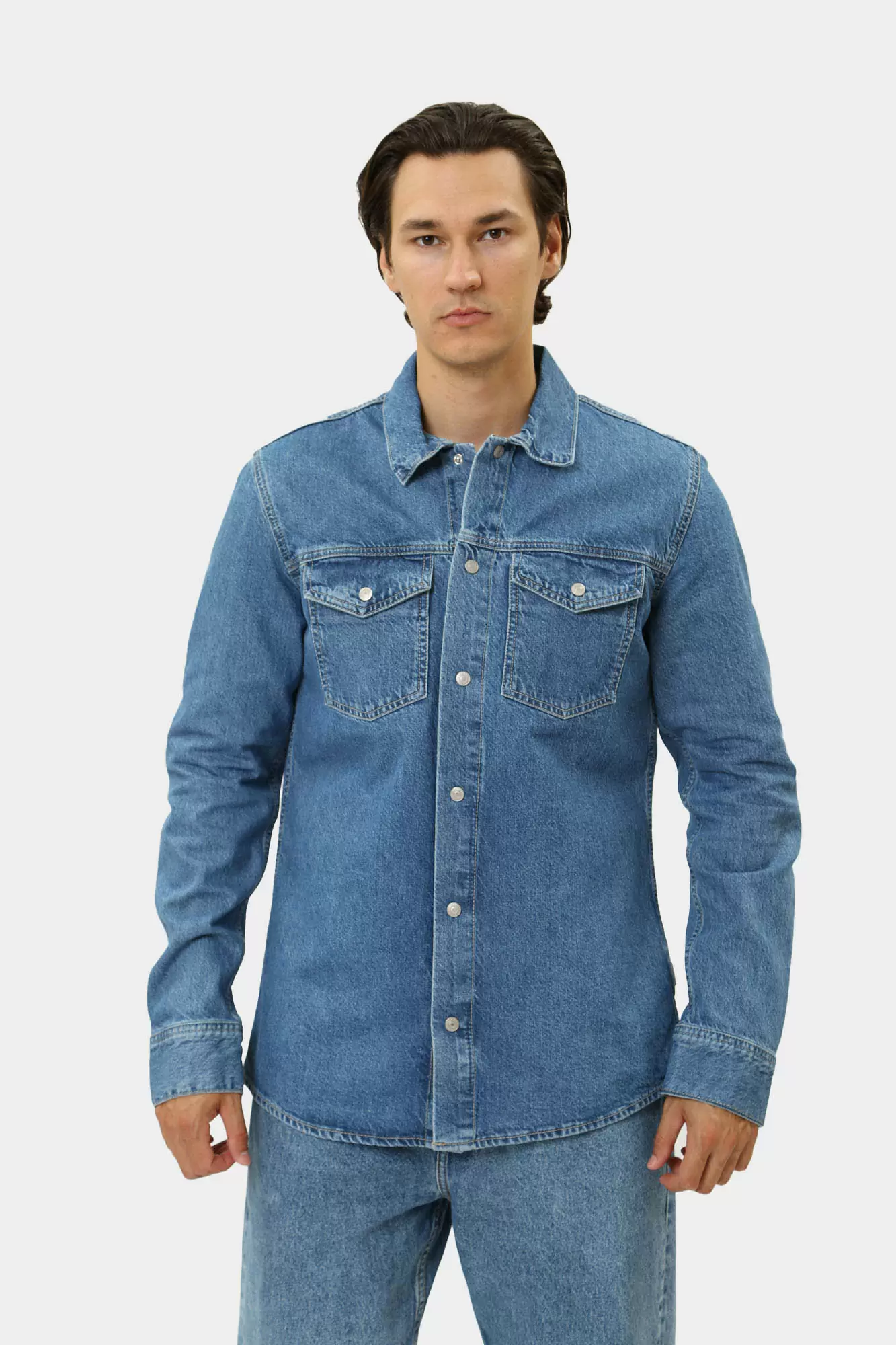 PM308584MS3 Рубашка с длинным рукавом Pepe Jeans Синий