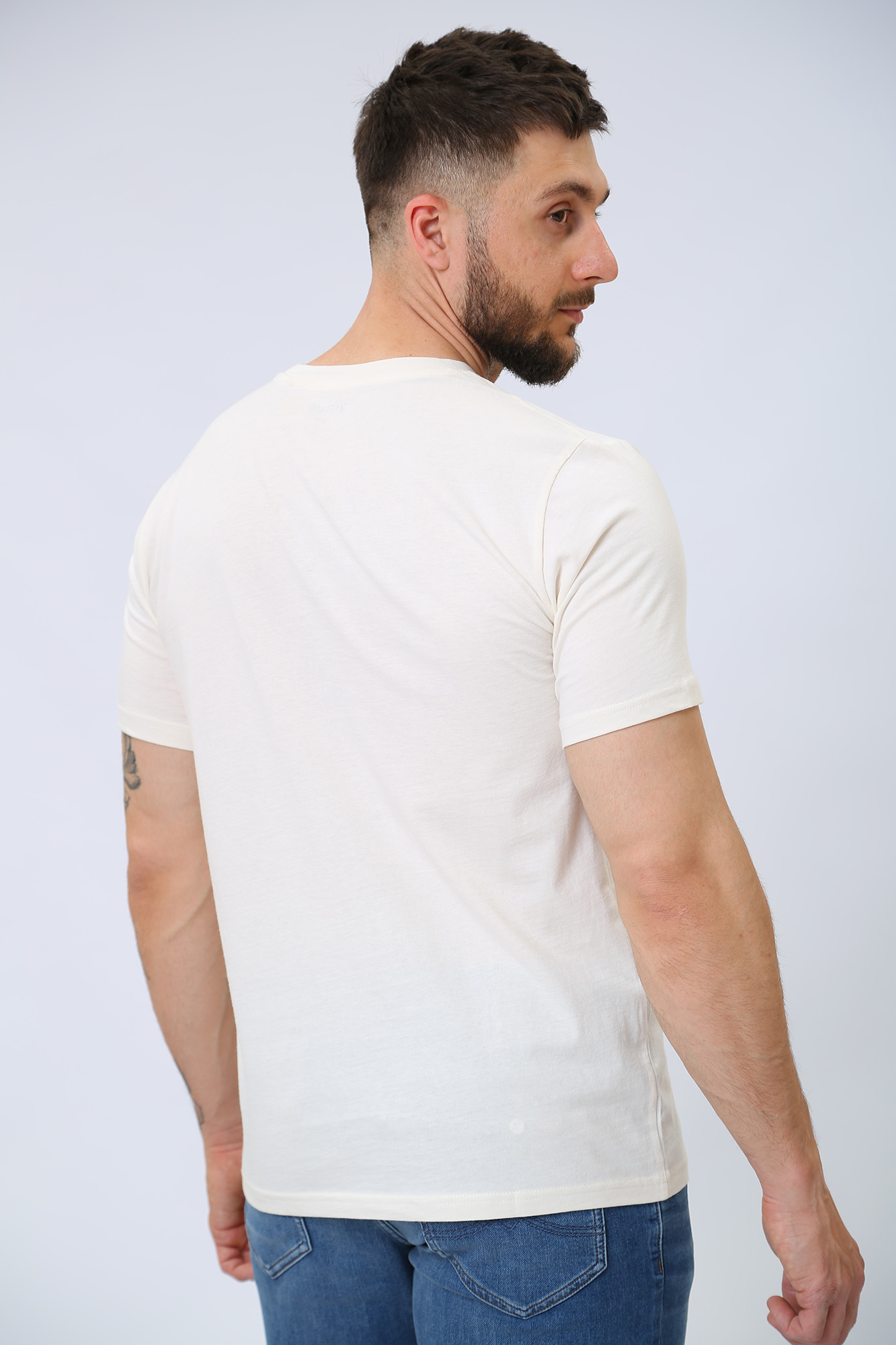 1013551 Футболка Mustang Молочный