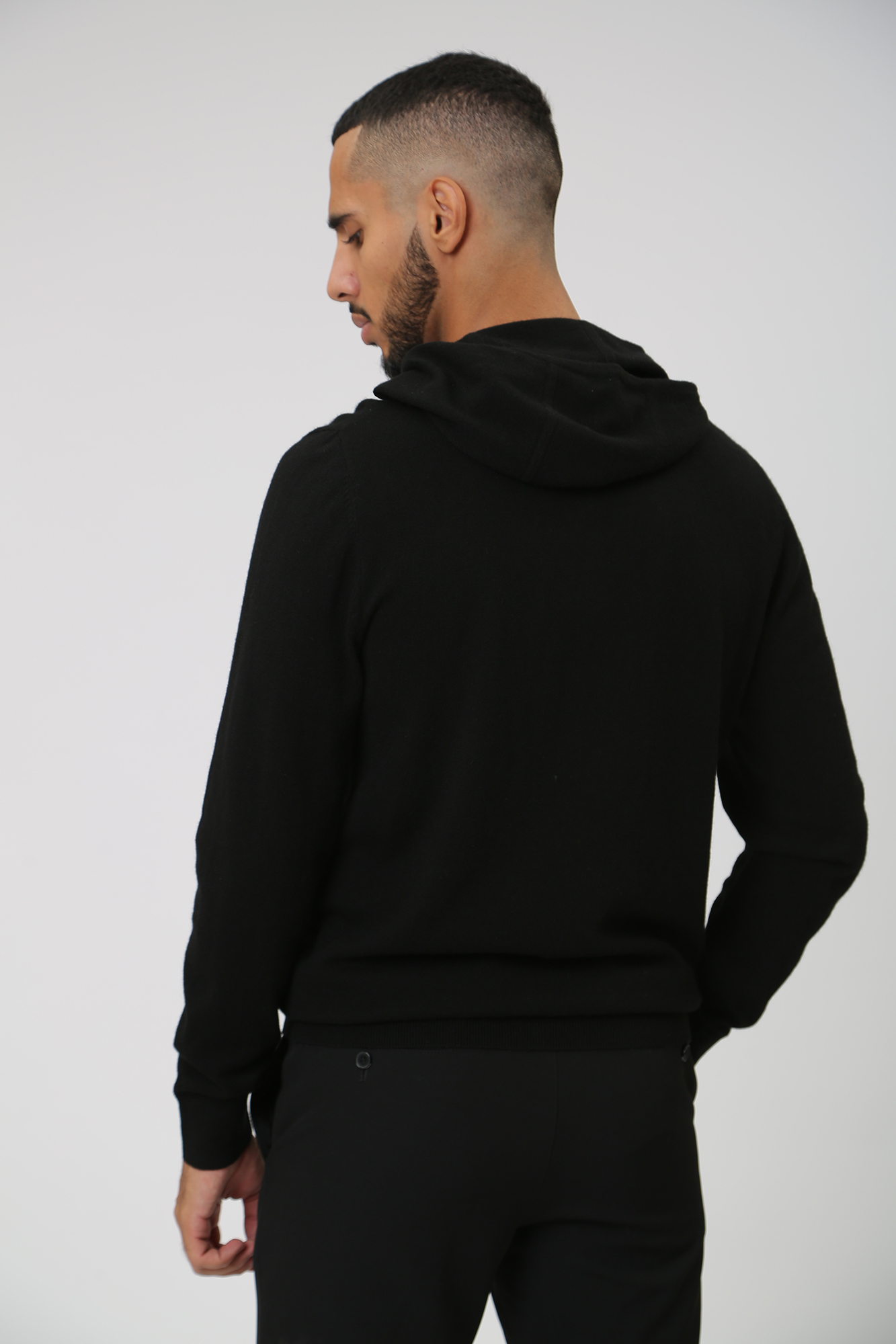 Джемпер с капюшоном Strellson Черный