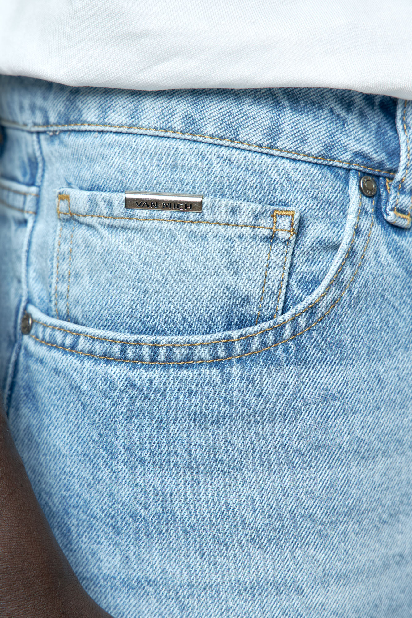 VM-OMA-33-438 Брюки джинсовые Van Mich Голубой