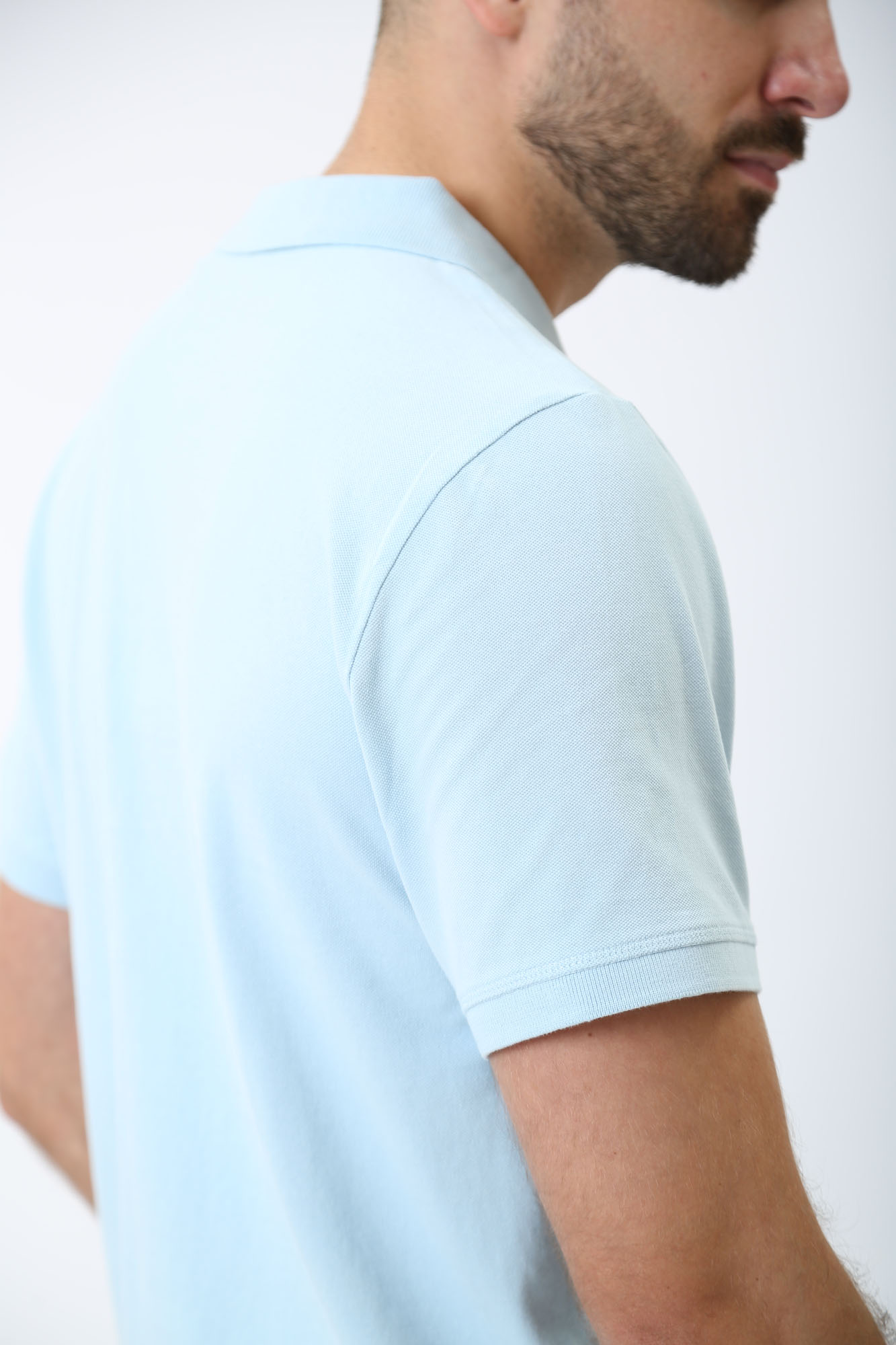 1014933 Поло Mustang Голубой