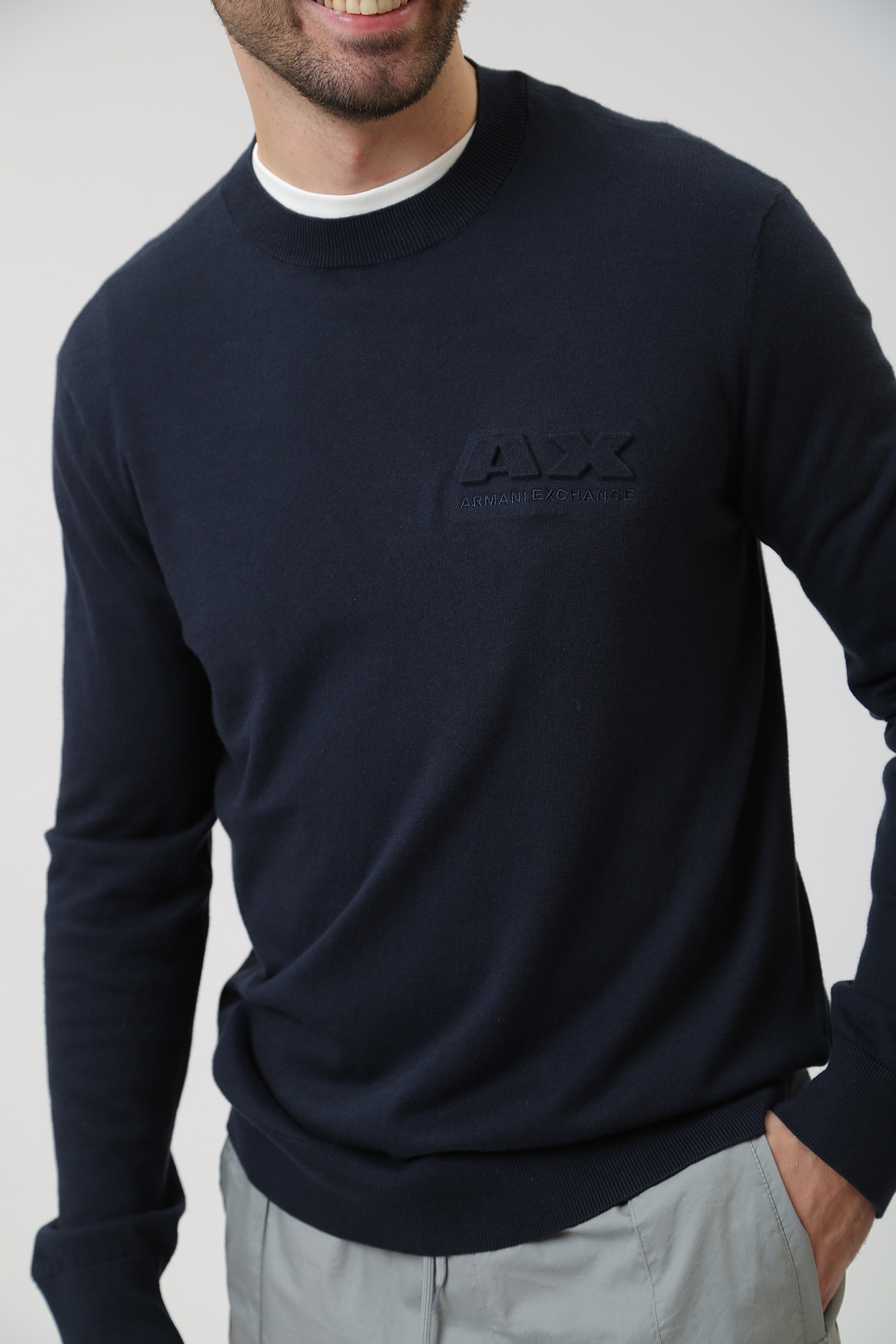 3DZM1C_ZMW8Z Джемпер Armani Exchange Синий