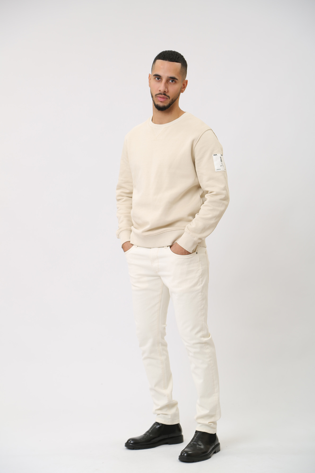 PM207390WI5 Джинсы TAPERED JEANS  Pepe Jeans Молочный