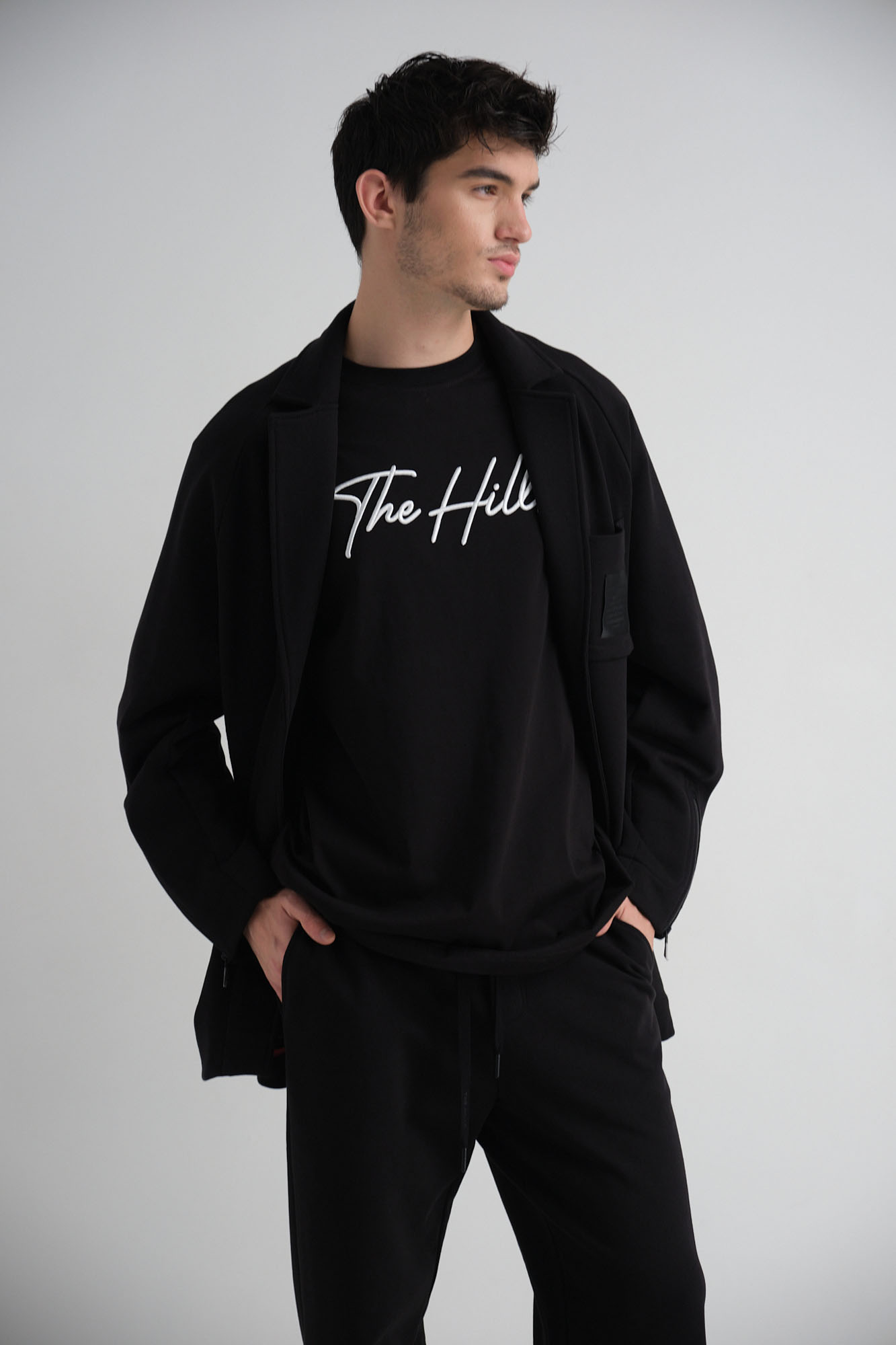 M-242-LE-20-0043 Пиджак The Hills Черный
