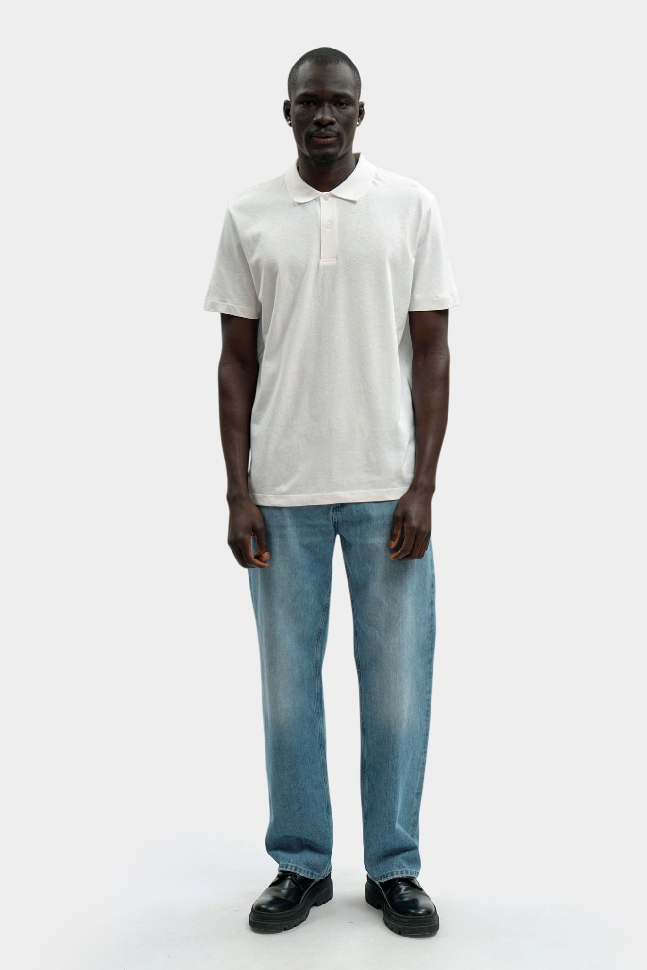 30102627_10100755 Поло Strellson Белый